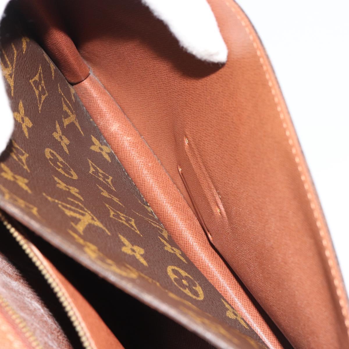 LOUIS VUITTON Monogram Monceau 28 Hand Bag M51185 LV Auth ka5201