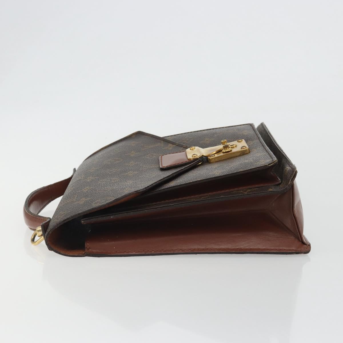 LOUIS VUITTON Monogram Monceau 28 Hand Bag M51185 LV Auth ka5201