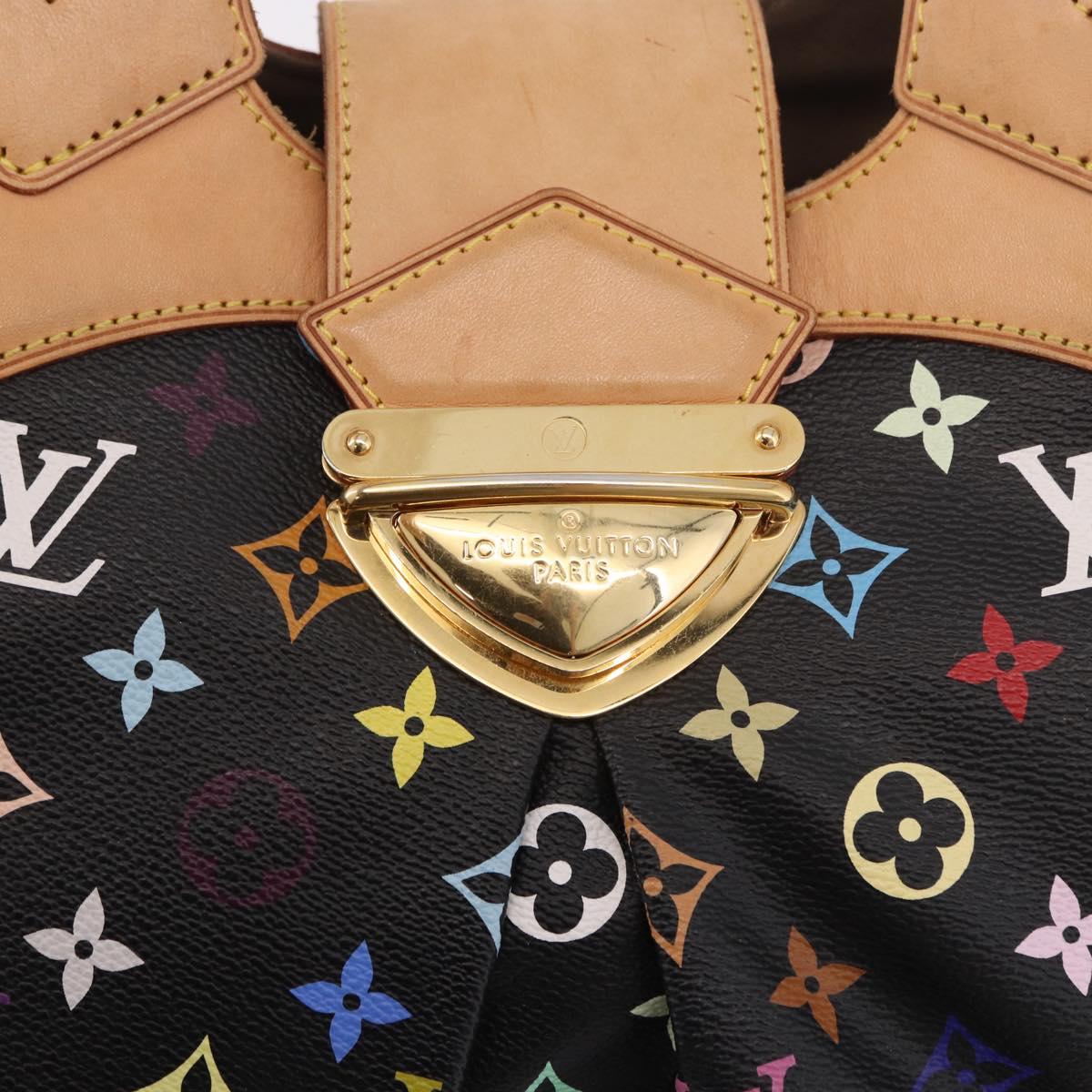 LOUIS VUITTON Monogram Multicolor Ursula Tote Bag Black M40124 LV Auth ka5202V