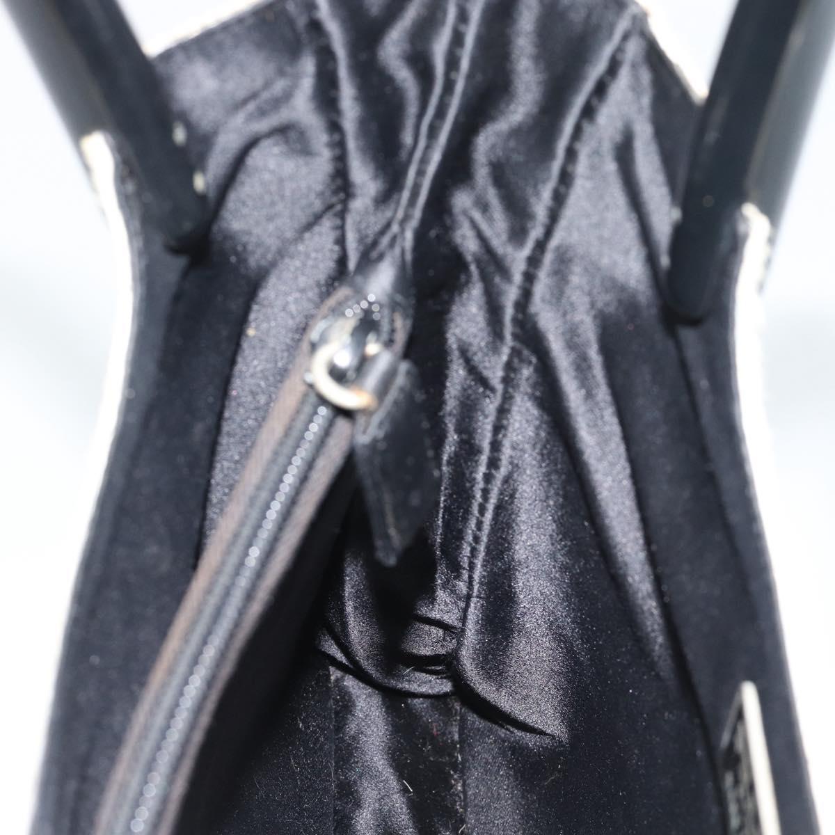 PRADA Hand Bag Harako Leather Beige Auth ka5203