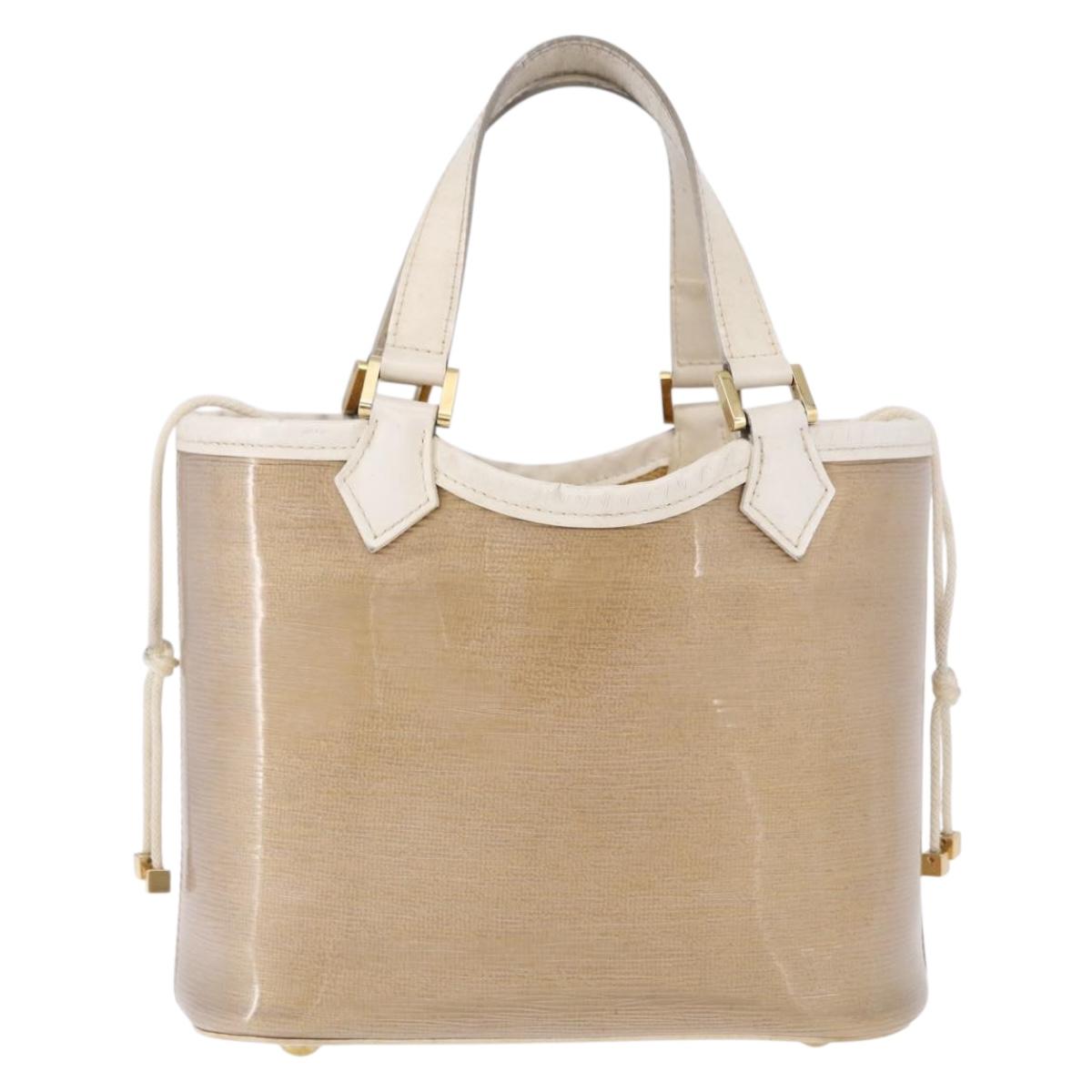 LOUIS VUITTON Epi Plage Mini lagoon Bay Hand Bag Beige Sabre M92473 Auth ka5211