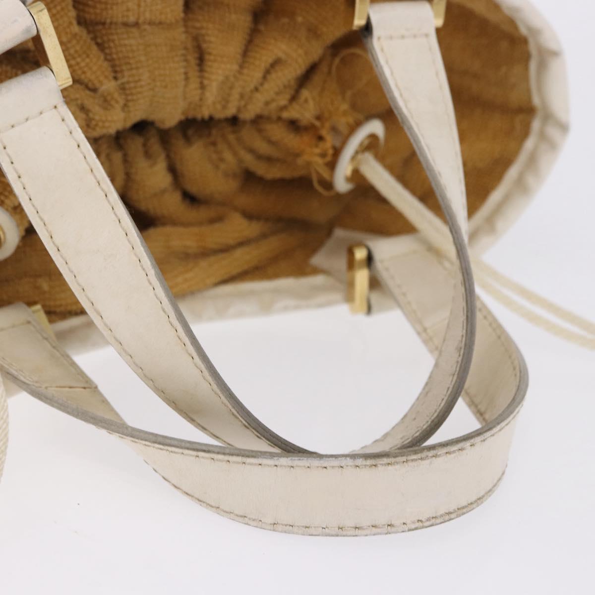 LOUIS VUITTON Epi Plage Mini lagoon Bay Hand Bag Beige Sabre M92473 Auth ka5211