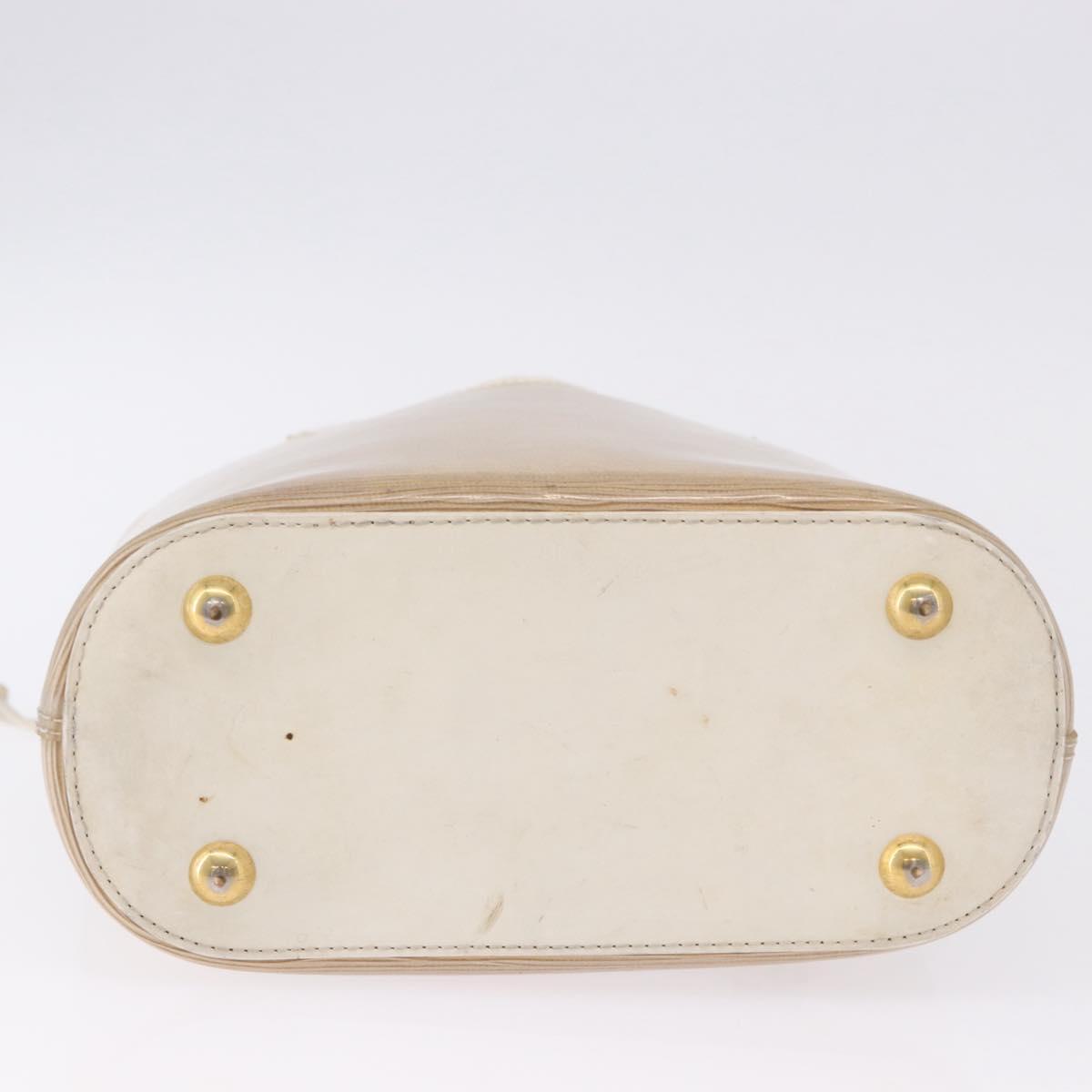 LOUIS VUITTON Epi Plage Mini lagoon Bay Hand Bag Beige Sabre M92473 Auth ka5211