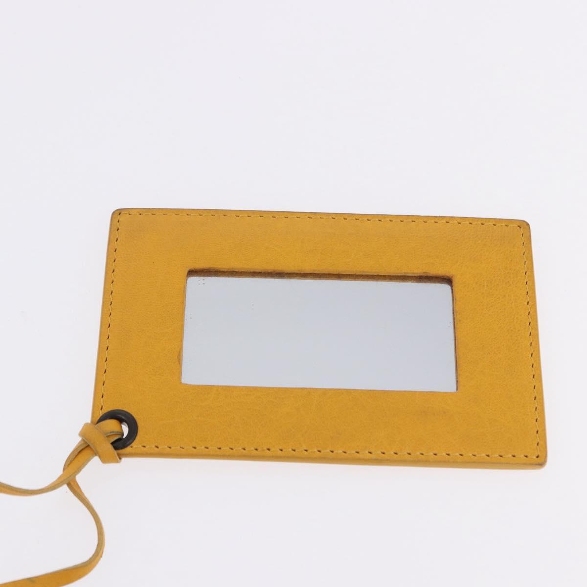 BALENCIAGA Classic Vero Hand Bag Leather 2way Yellow 235216 Auth ka5212A