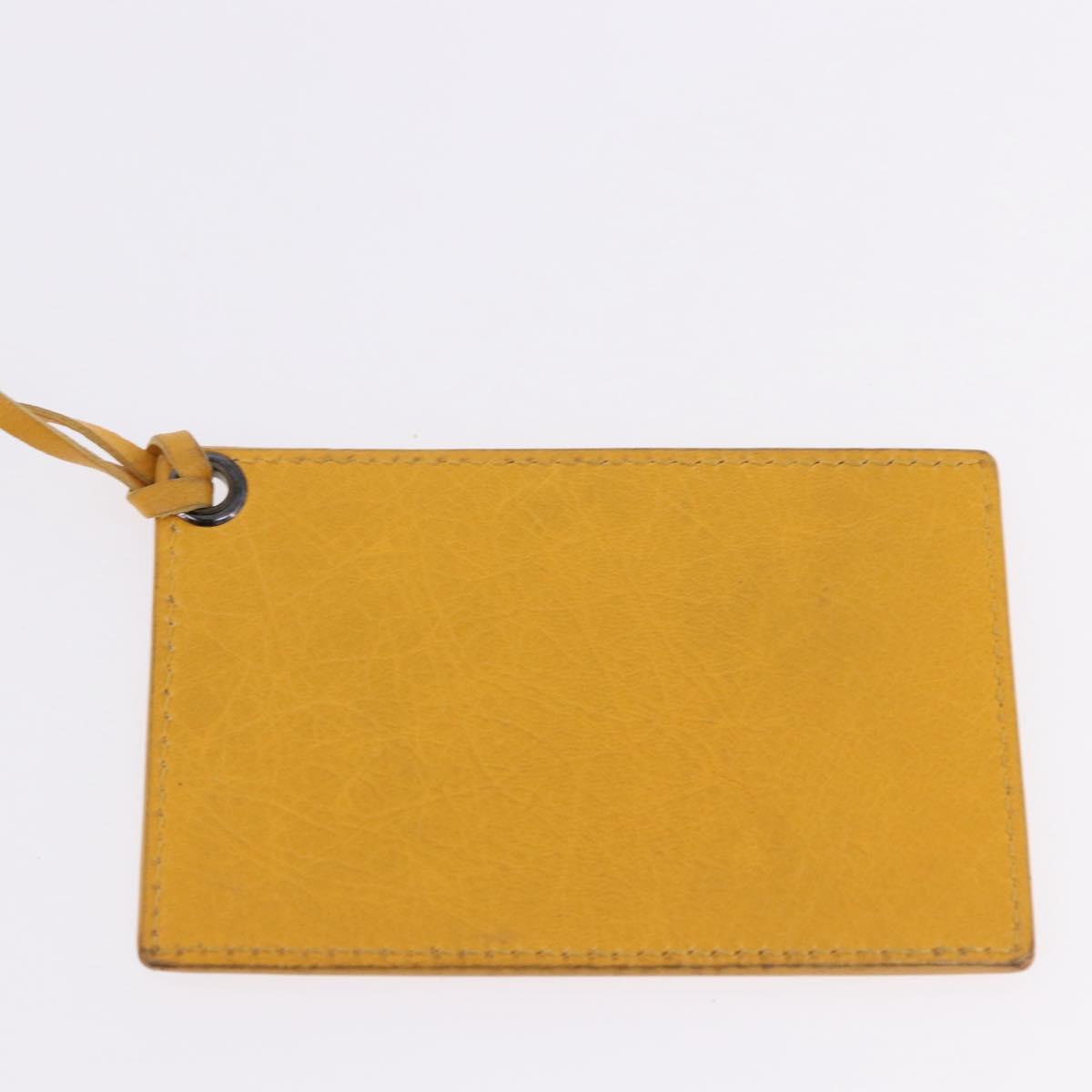 BALENCIAGA Classic Vero Hand Bag Leather 2way Yellow 235216 Auth ka5212A