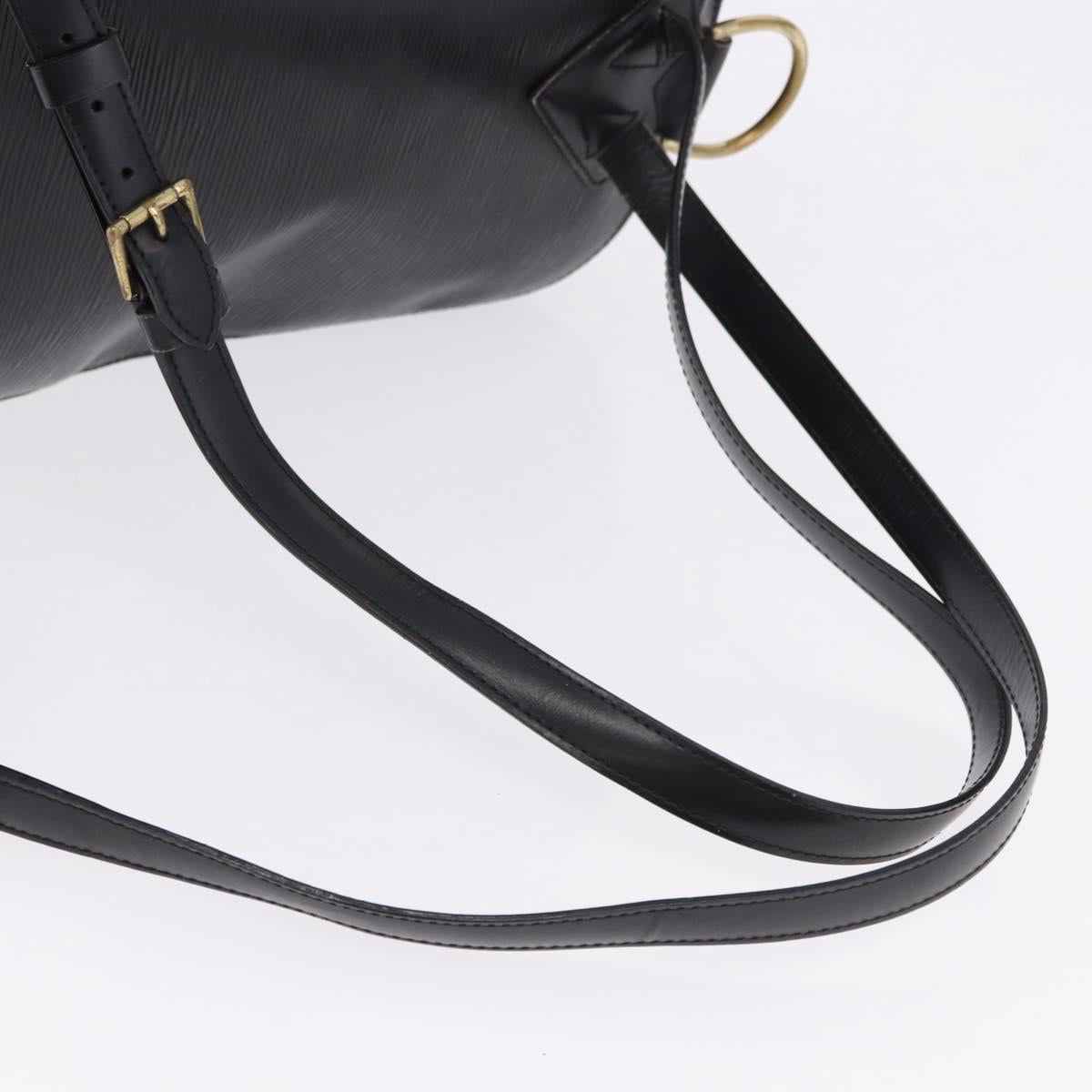 LOUIS VUITTON Epi Gobelins Backpack Black M52292 LV Auth ka5215