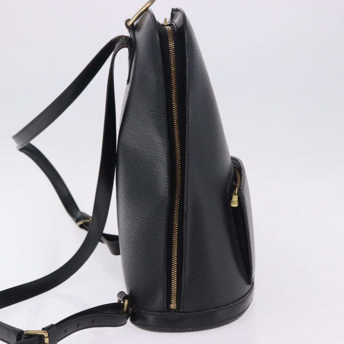 LOUIS VUITTON Epi Gobelins Backpack Black M52292 LV Auth ka5215
