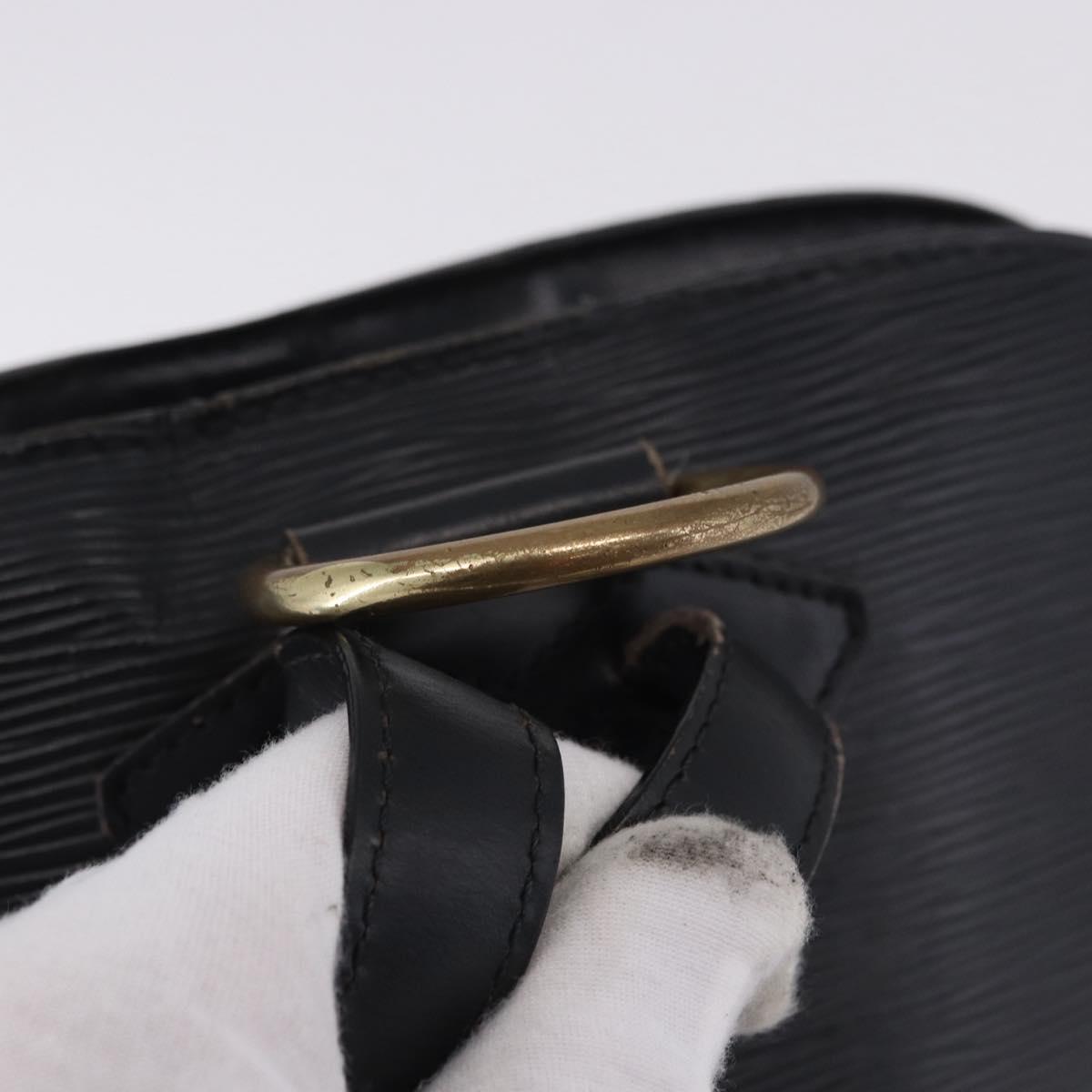 LOUIS VUITTON Epi Gobelins Backpack Black M52292 LV Auth ka5215