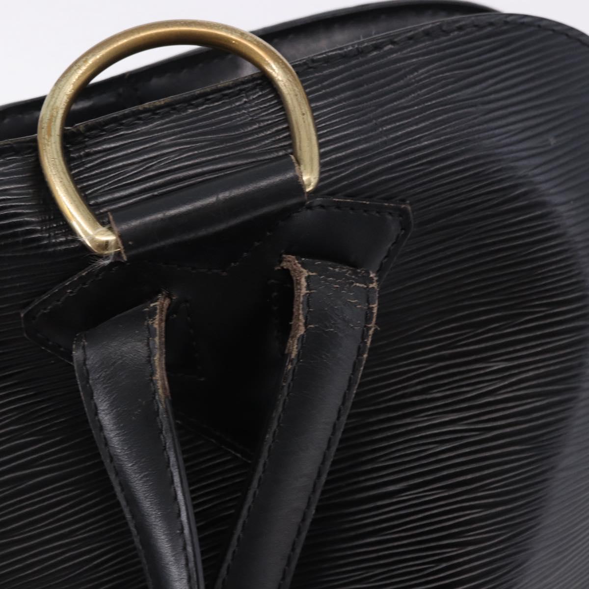 LOUIS VUITTON Epi Gobelins Backpack Black M52292 LV Auth ka5215