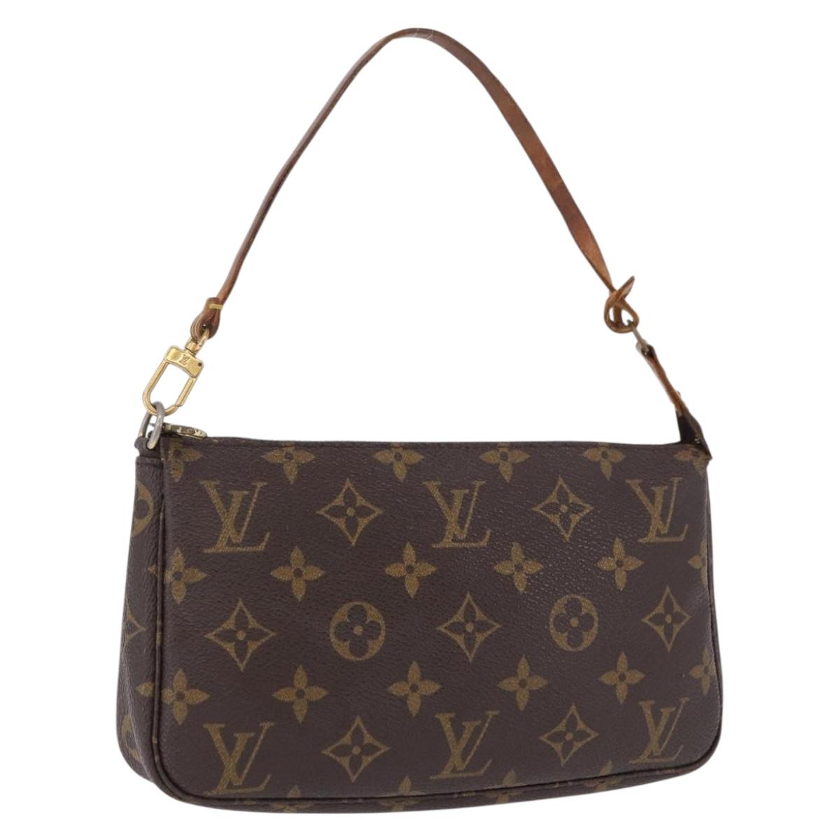 LOUIS VUITTON Monogram Pochette Accessoires Pouch M51980 LV Auth ka5219