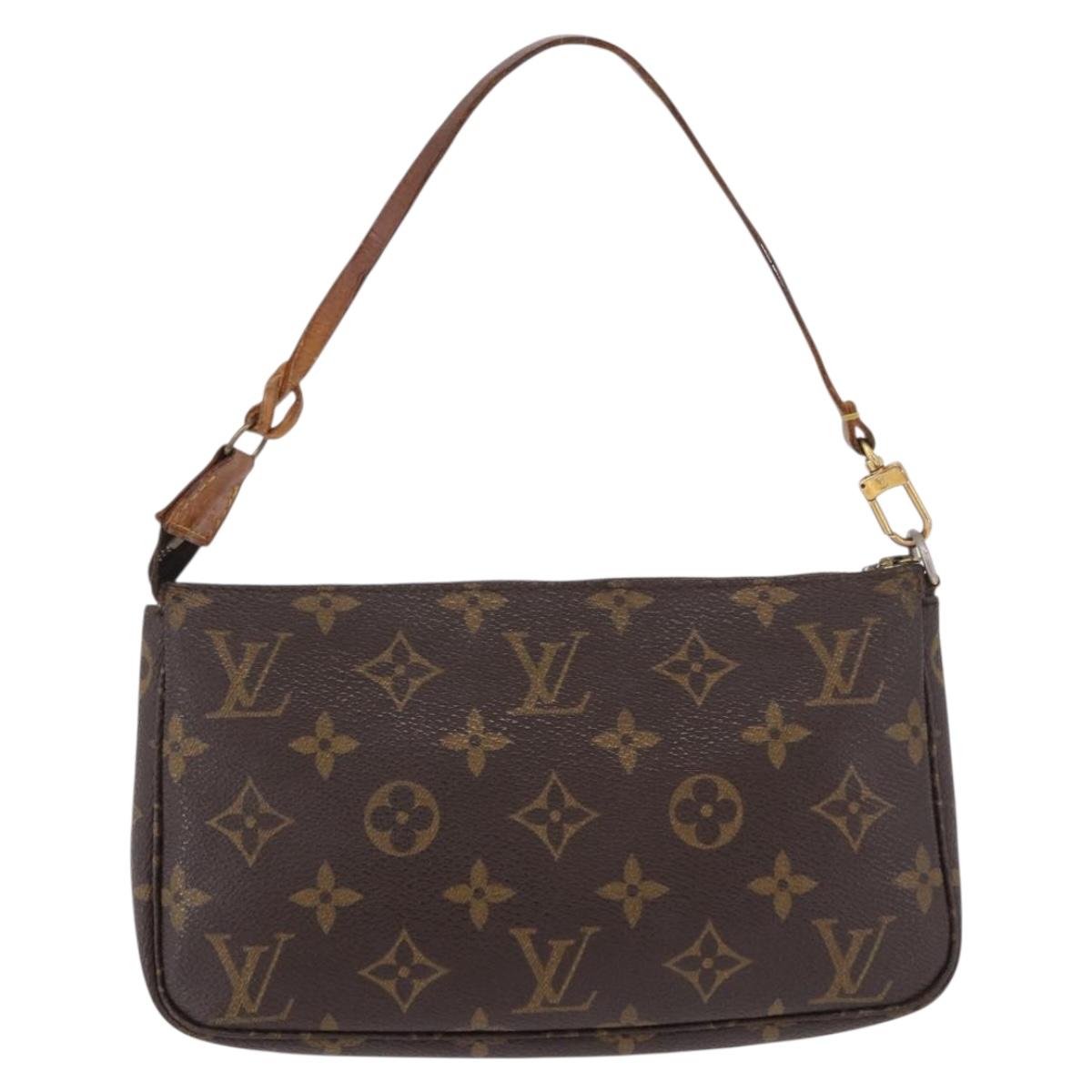 LOUIS VUITTON Monogram Pochette Accessoires Pouch M51980 LV Auth ka5219