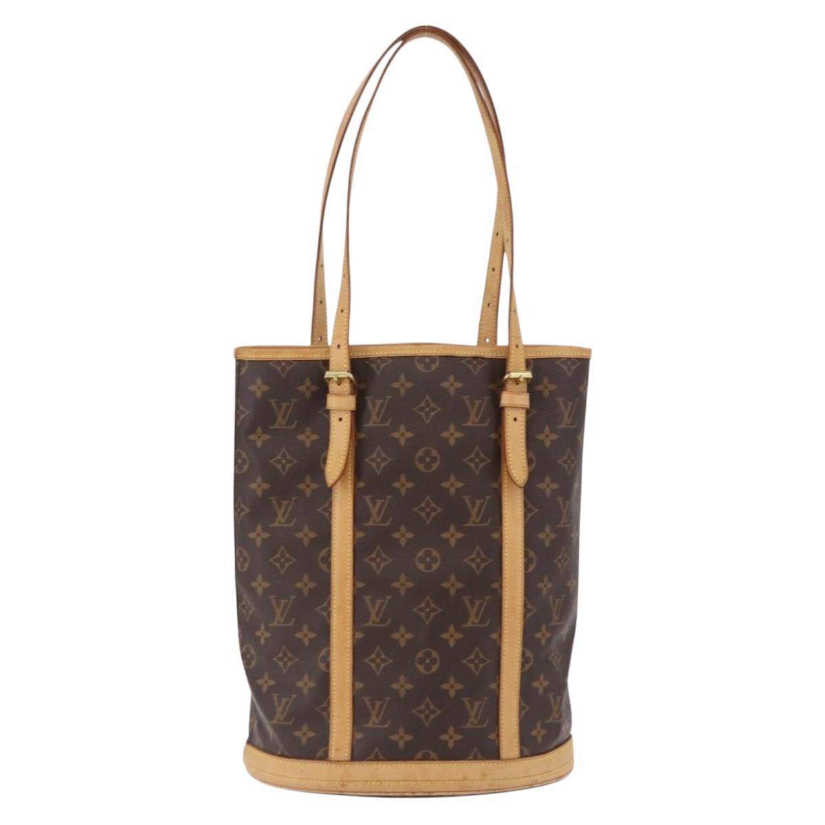 LOUIS VUITTON Monogram Bucket GM Shoulder Bag M42236 LV Auth ka5232