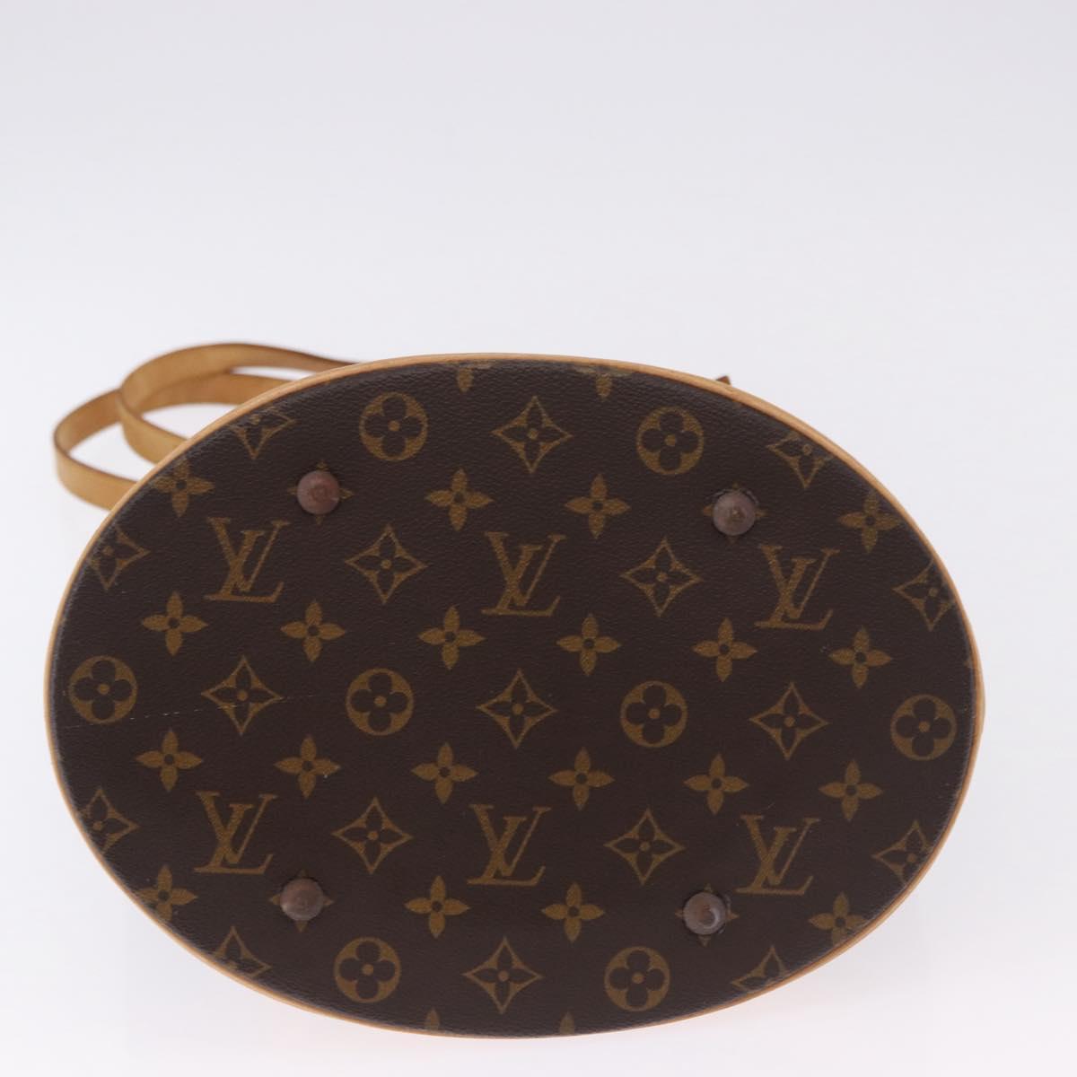 LOUIS VUITTON Monogram Bucket GM Shoulder Bag M42236 LV Auth ka5232