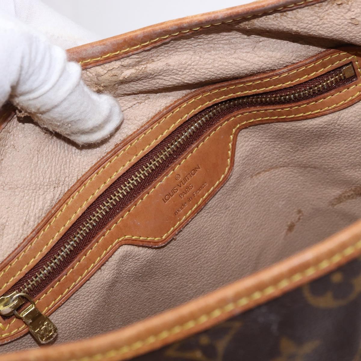 LOUIS VUITTON Monogram Bucket GM Shoulder Bag M42236 LV Auth ka5234