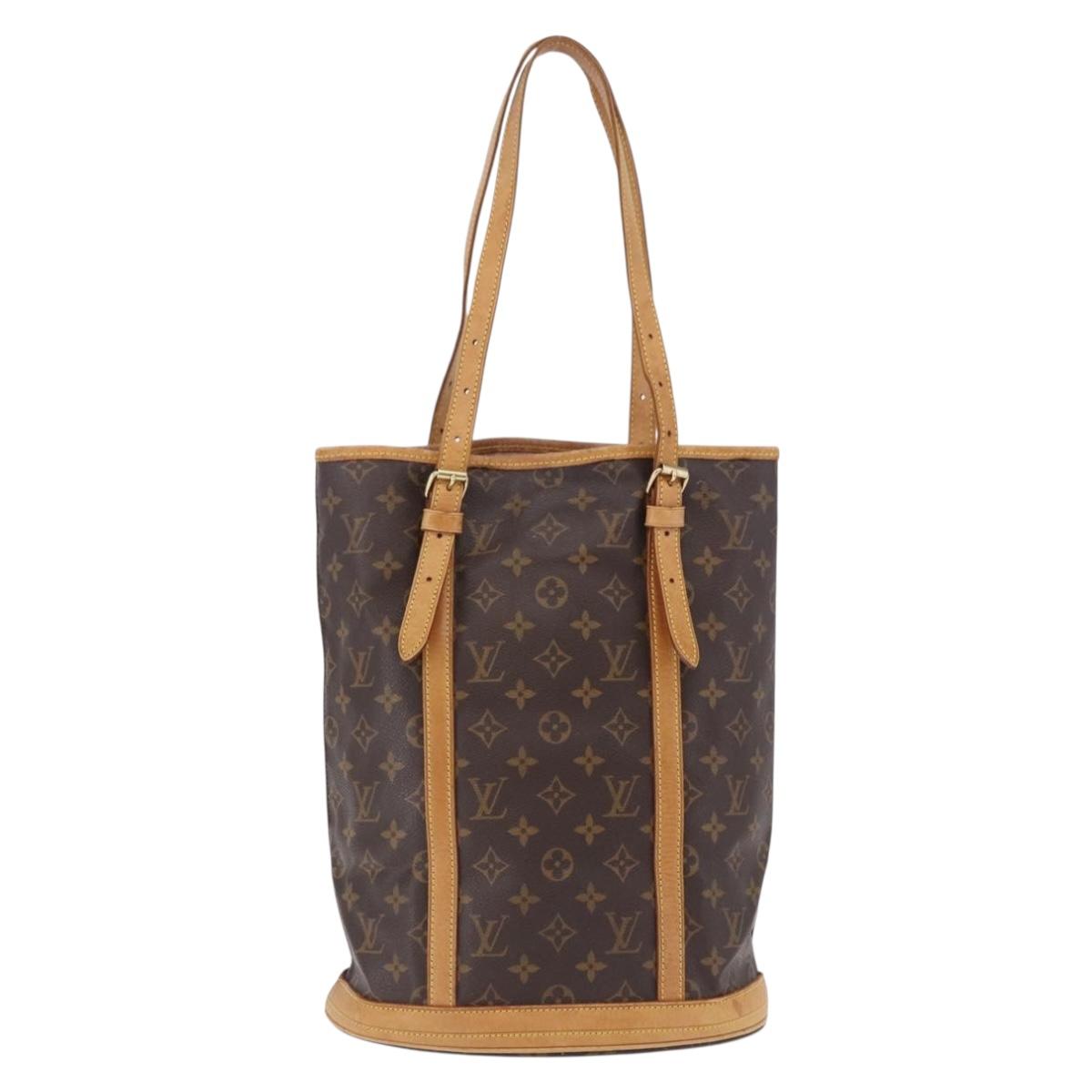 LOUIS VUITTON Monogram Bucket GM Shoulder Bag M42236 LV Auth ka5234