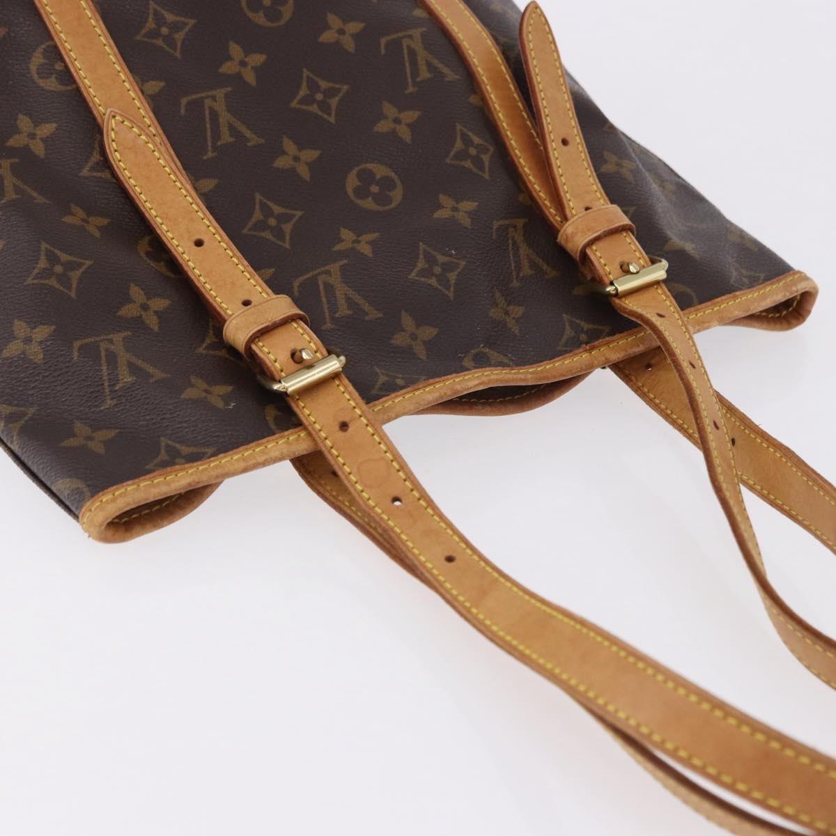 LOUIS VUITTON Monogram Bucket GM Shoulder Bag M42236 LV Auth ka5234