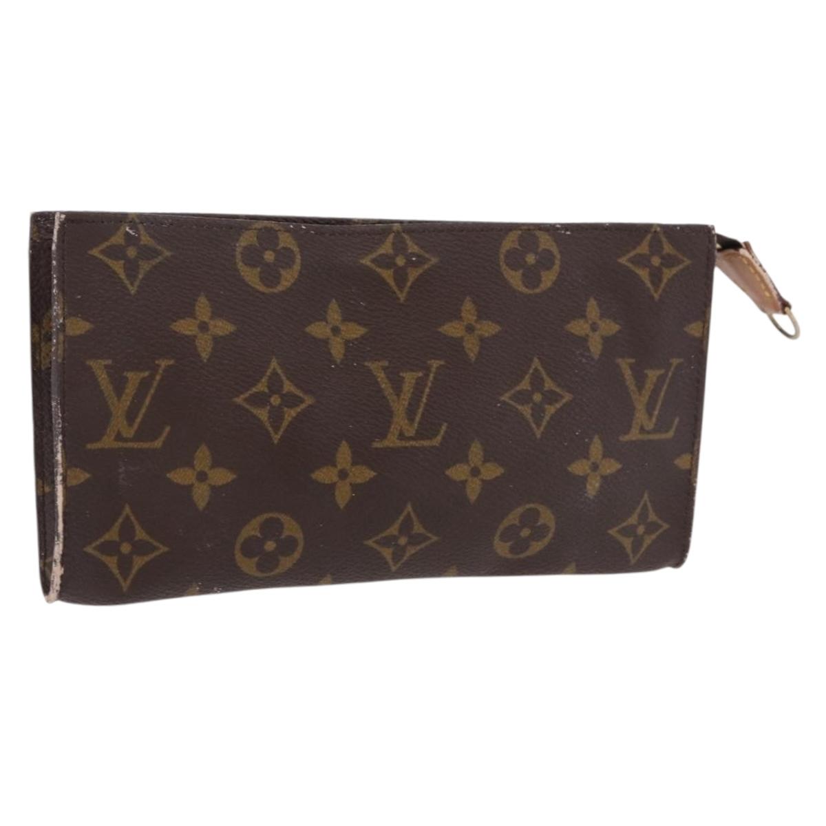 LOUIS VUITTON Monogram Bucket PM Accessory Pouch LV Auth ka5235