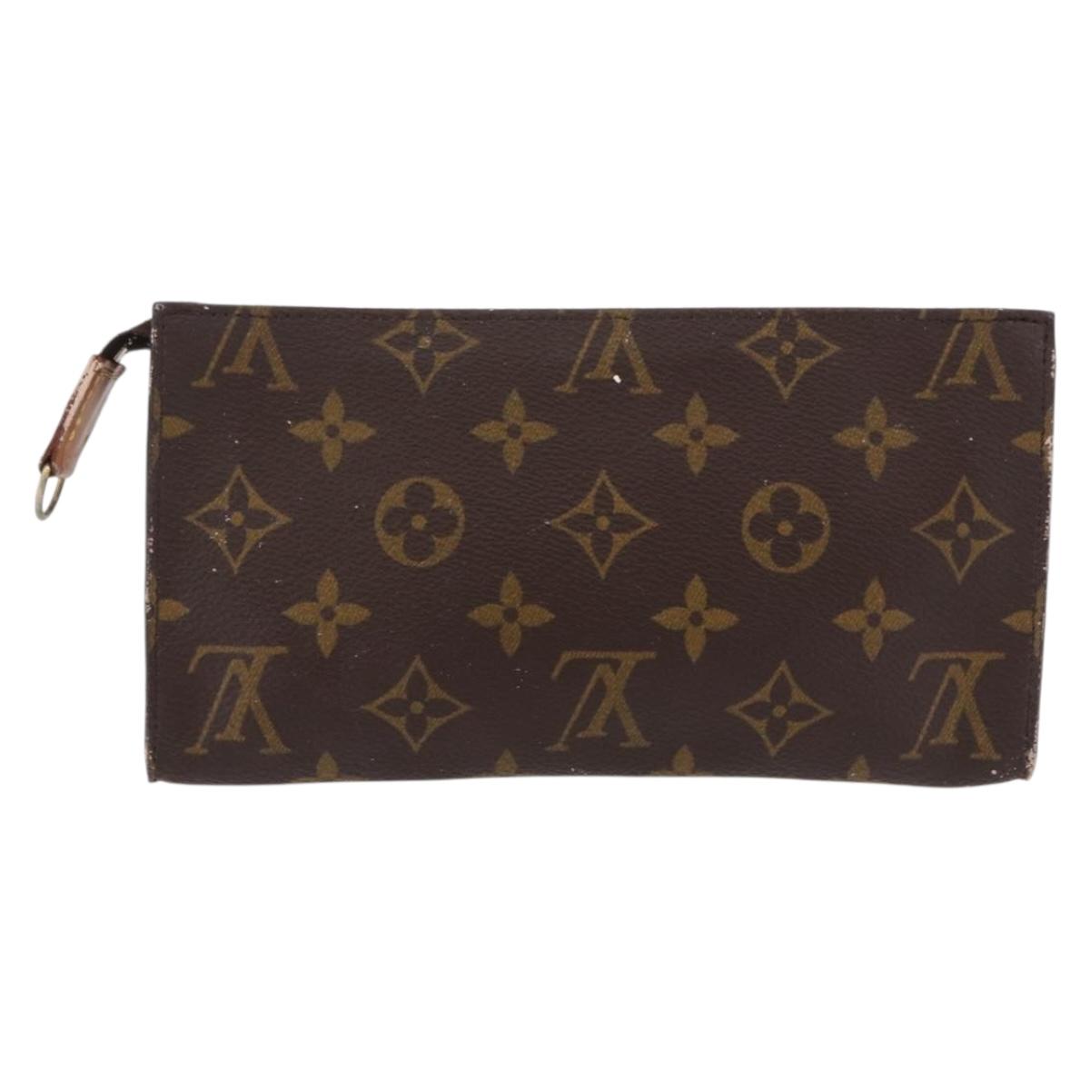 LOUIS VUITTON Monogram Bucket PM Accessory Pouch LV Auth ka5235