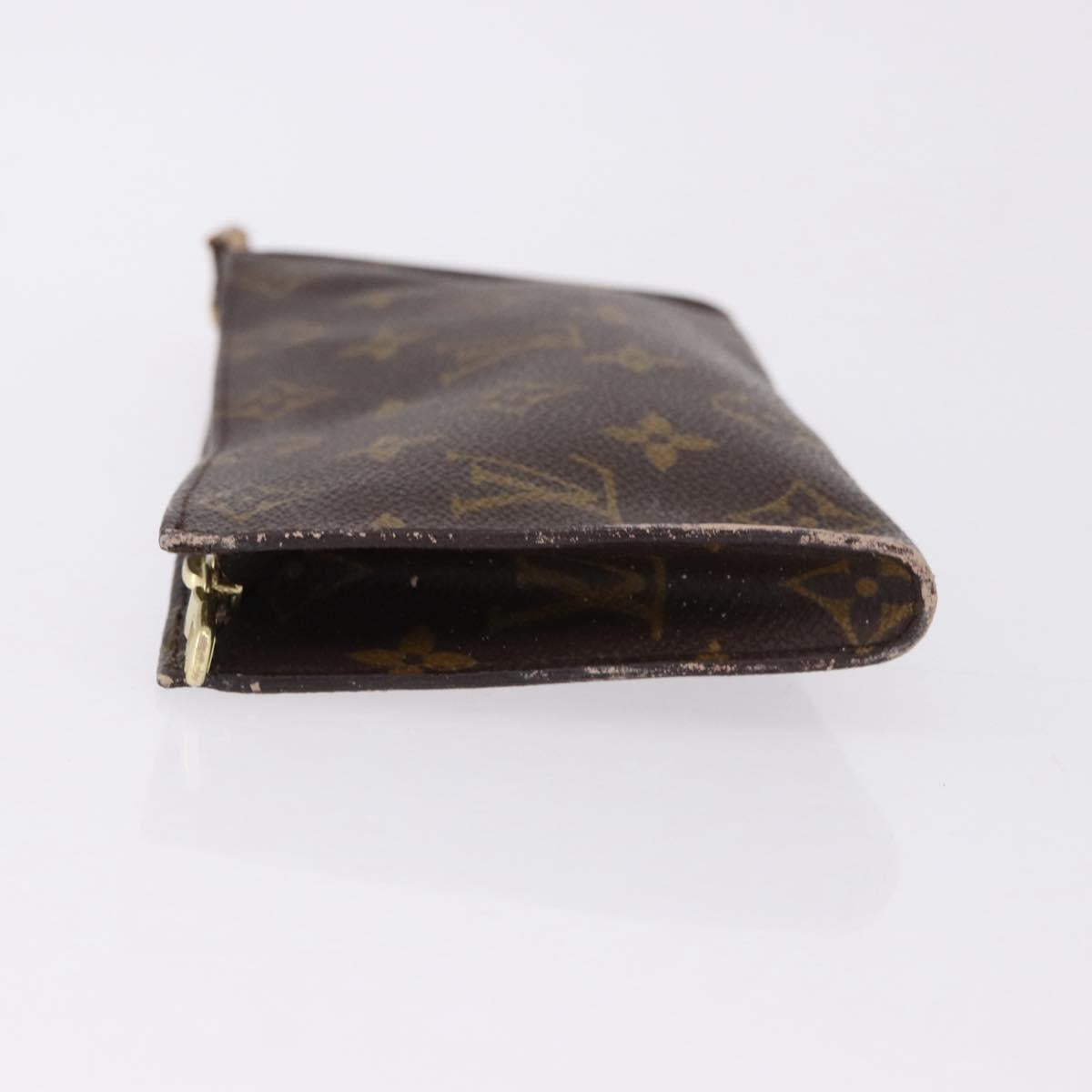 LOUIS VUITTON Monogram Bucket PM Accessory Pouch LV Auth ka5235