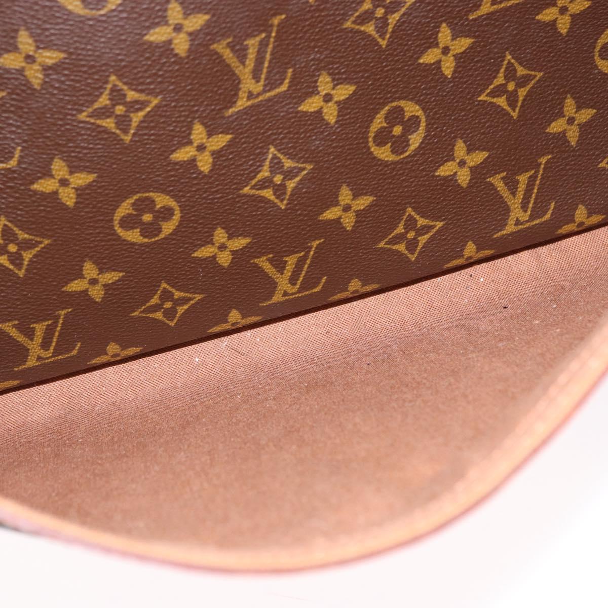 LOUIS VUITTON Monogram Porte Documents Voyage 2 Compartments M53362 Auth ka5237