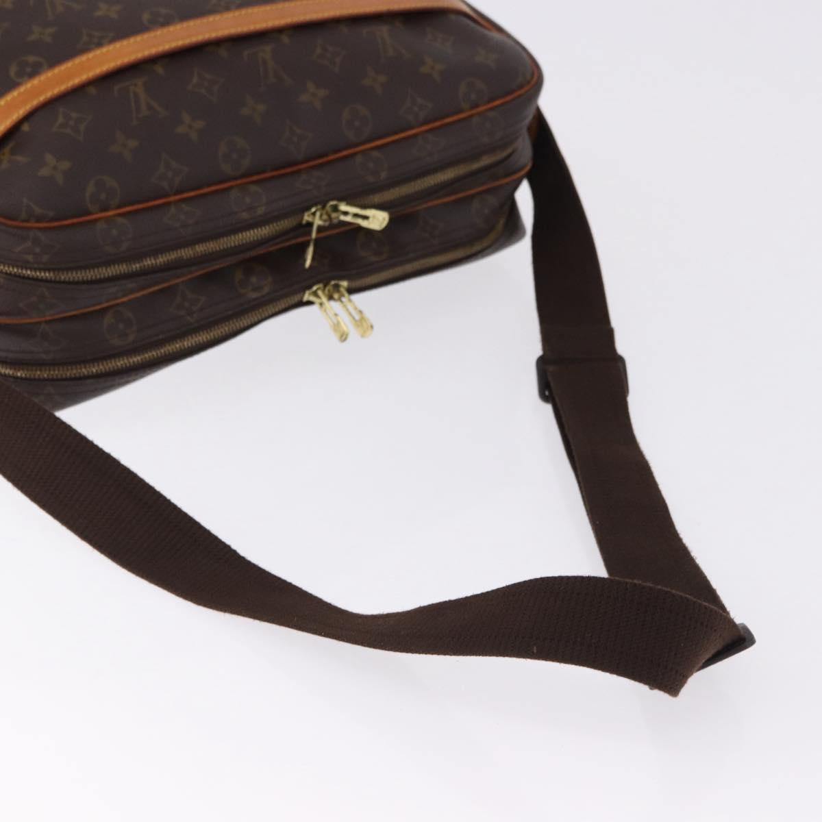 LOUIS VUITTON Monogram Reporter GM Shoulder Bag M45252 LV Auth ka5238