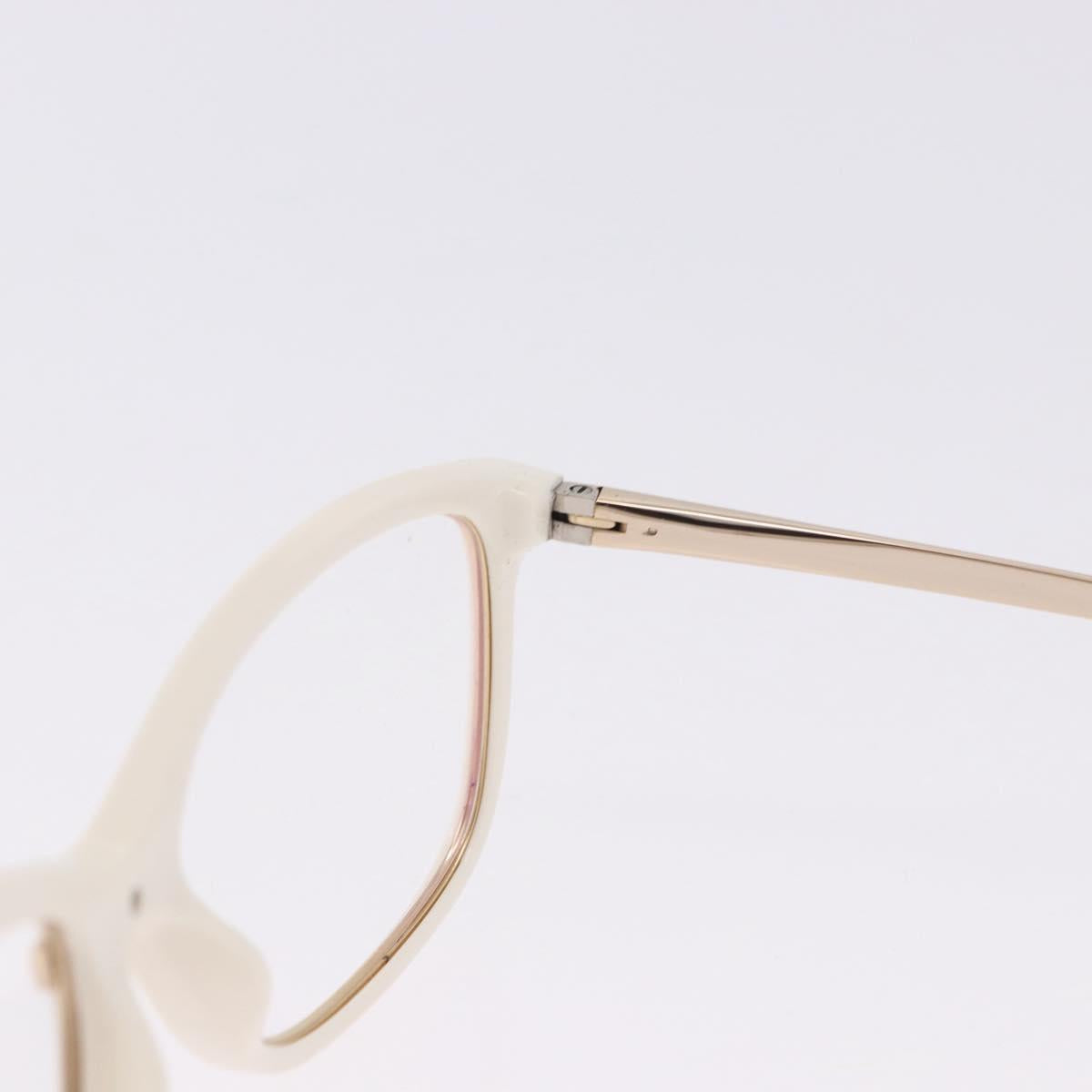 CHANEL Sunglasses plastic White CC Auth ka5239