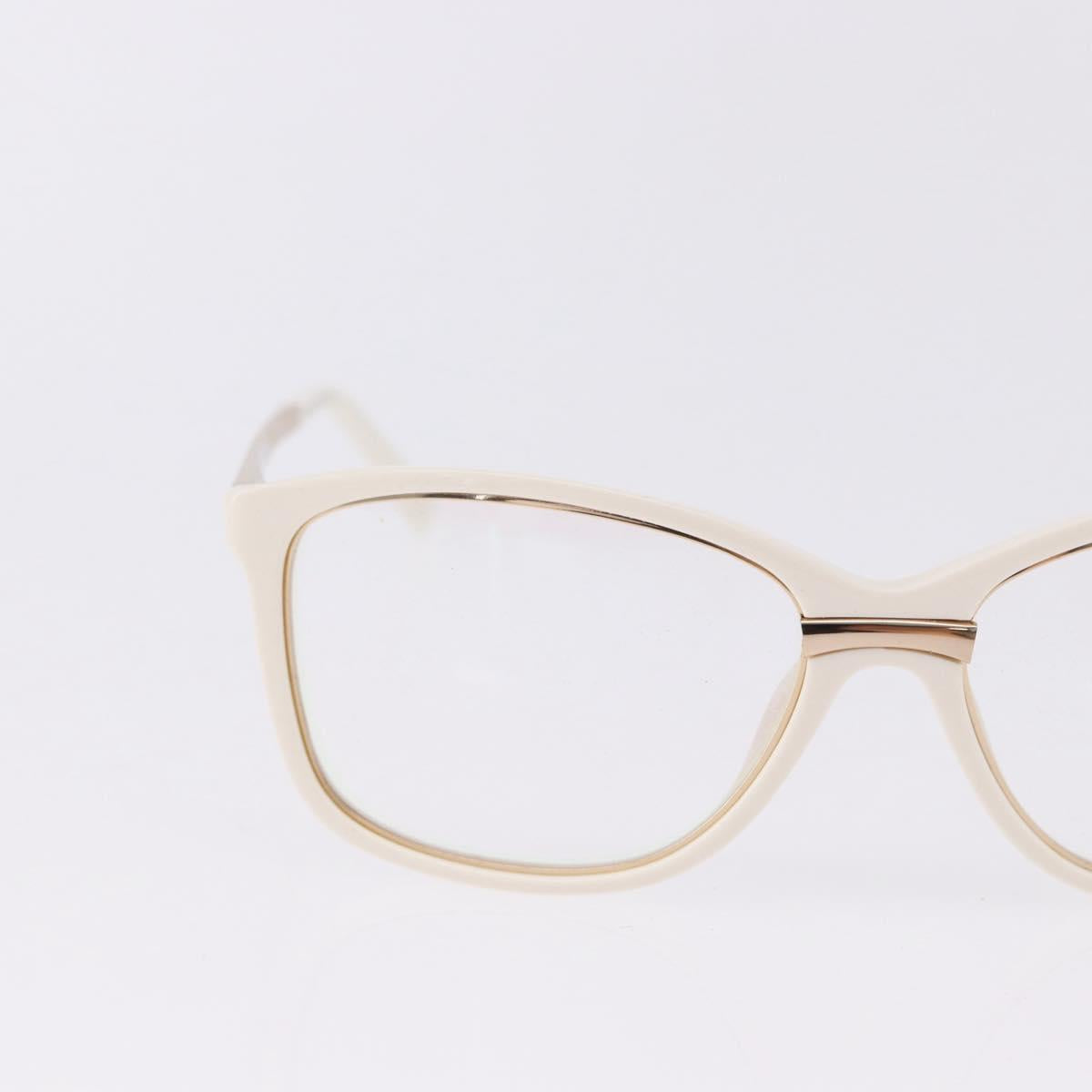 CHANEL Sunglasses plastic White CC Auth ka5239