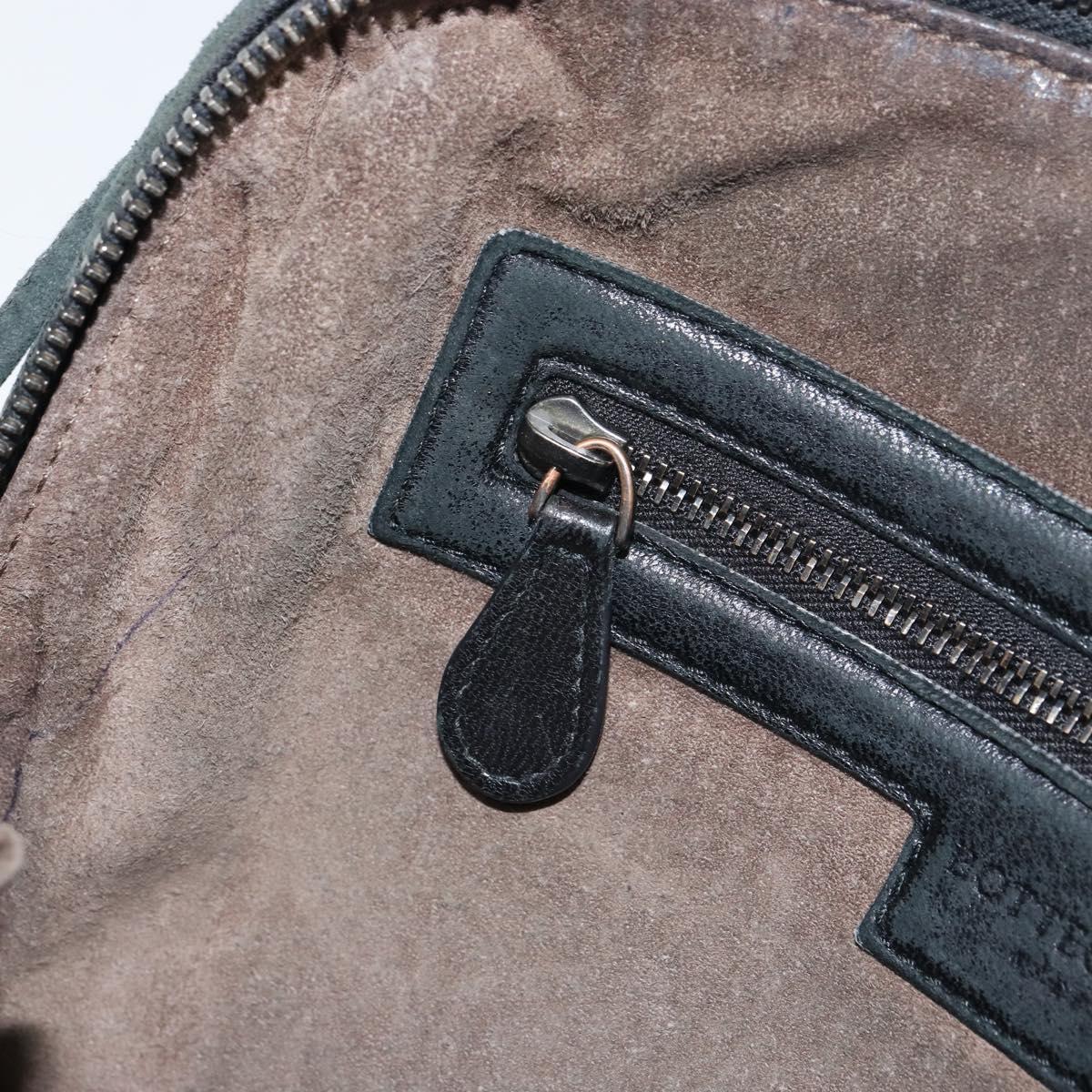 BOTTEGA VENETA INTRECCIATO Shoulder Bag Leather Black Auth ka524