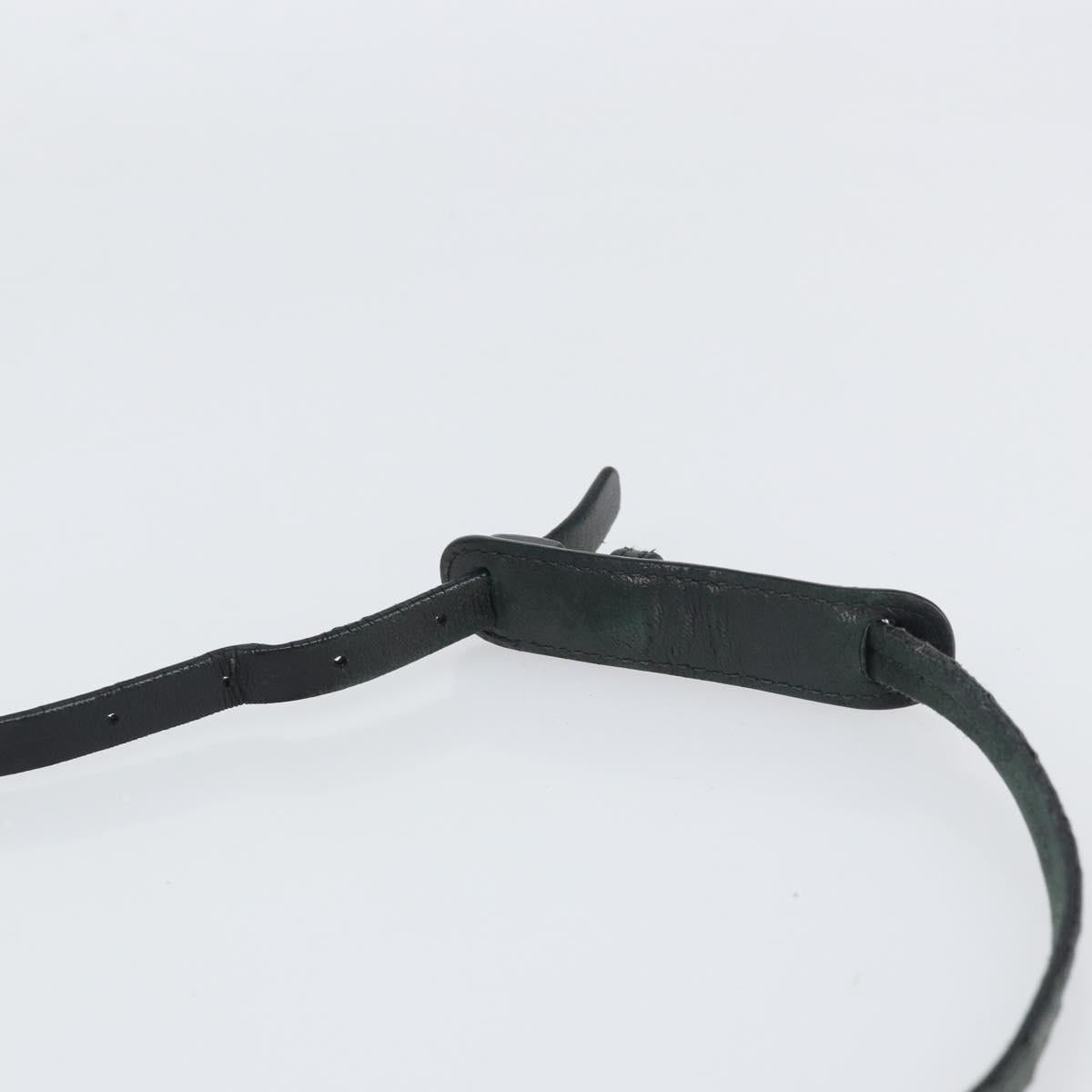 BOTTEGA VENETA INTRECCIATO Shoulder Bag Leather Black Auth ka524