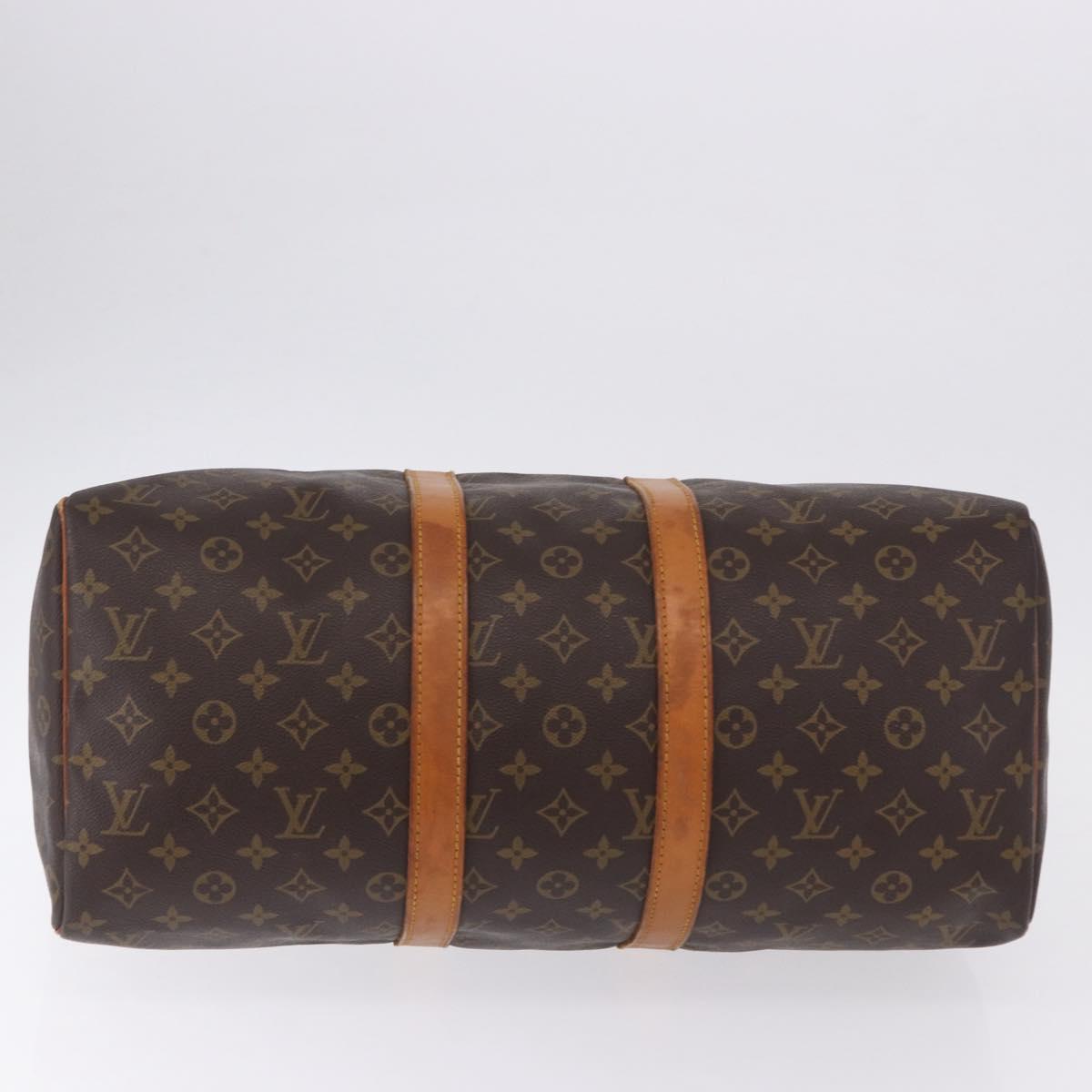 LOUIS VUITTON Monogram Keepall 45 Boston Bag M41428 LV Auth ka5254A