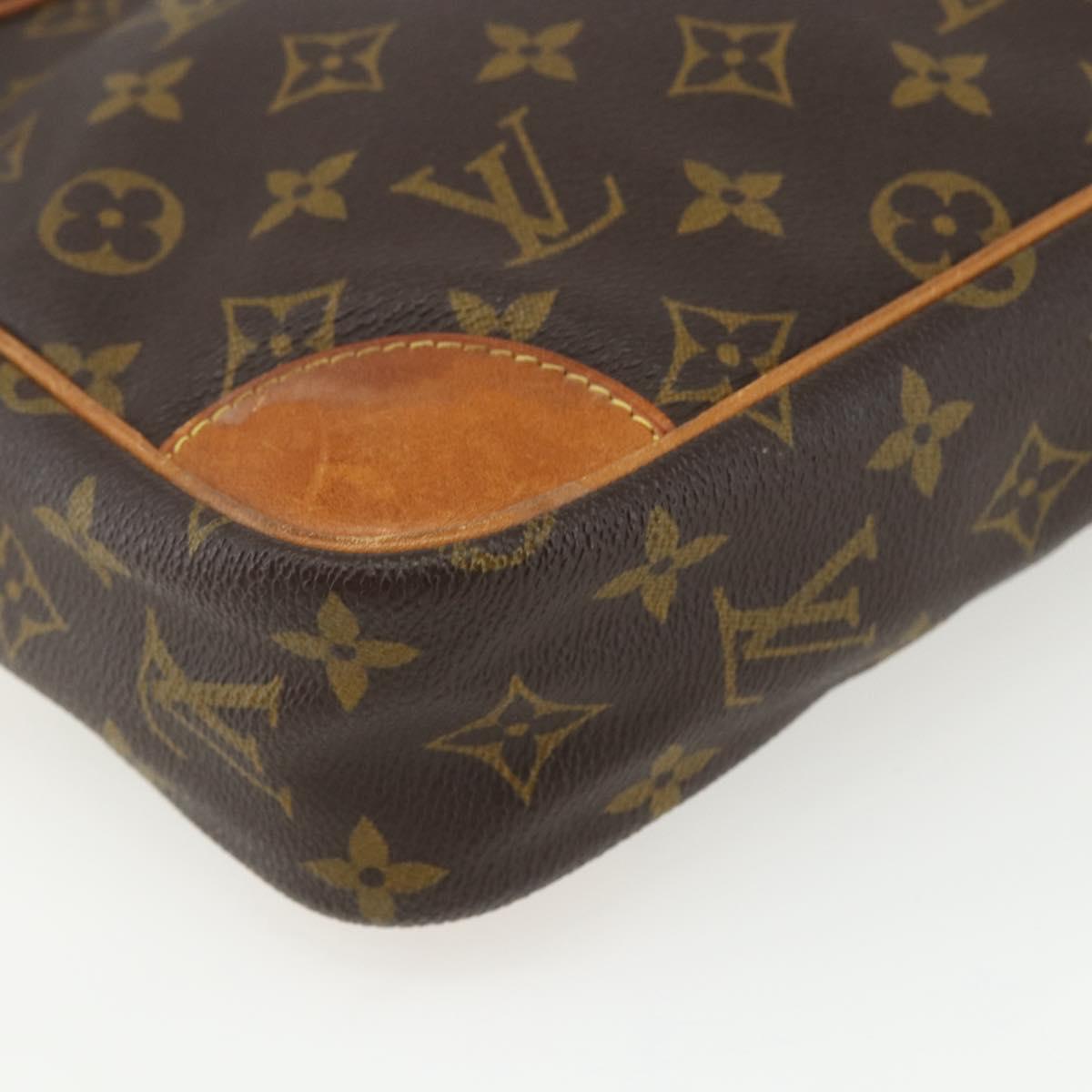 LOUIS VUITTON Monogram Compiegne 28 Clutch Bag M51845 LV Auth ka526