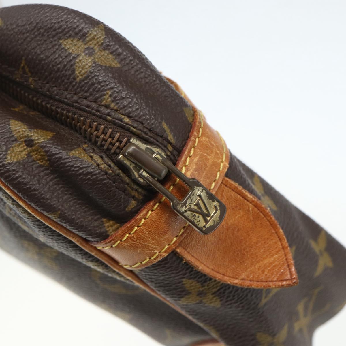 LOUIS VUITTON Monogram Compiegne 28 Clutch Bag M51845 LV Auth ka526