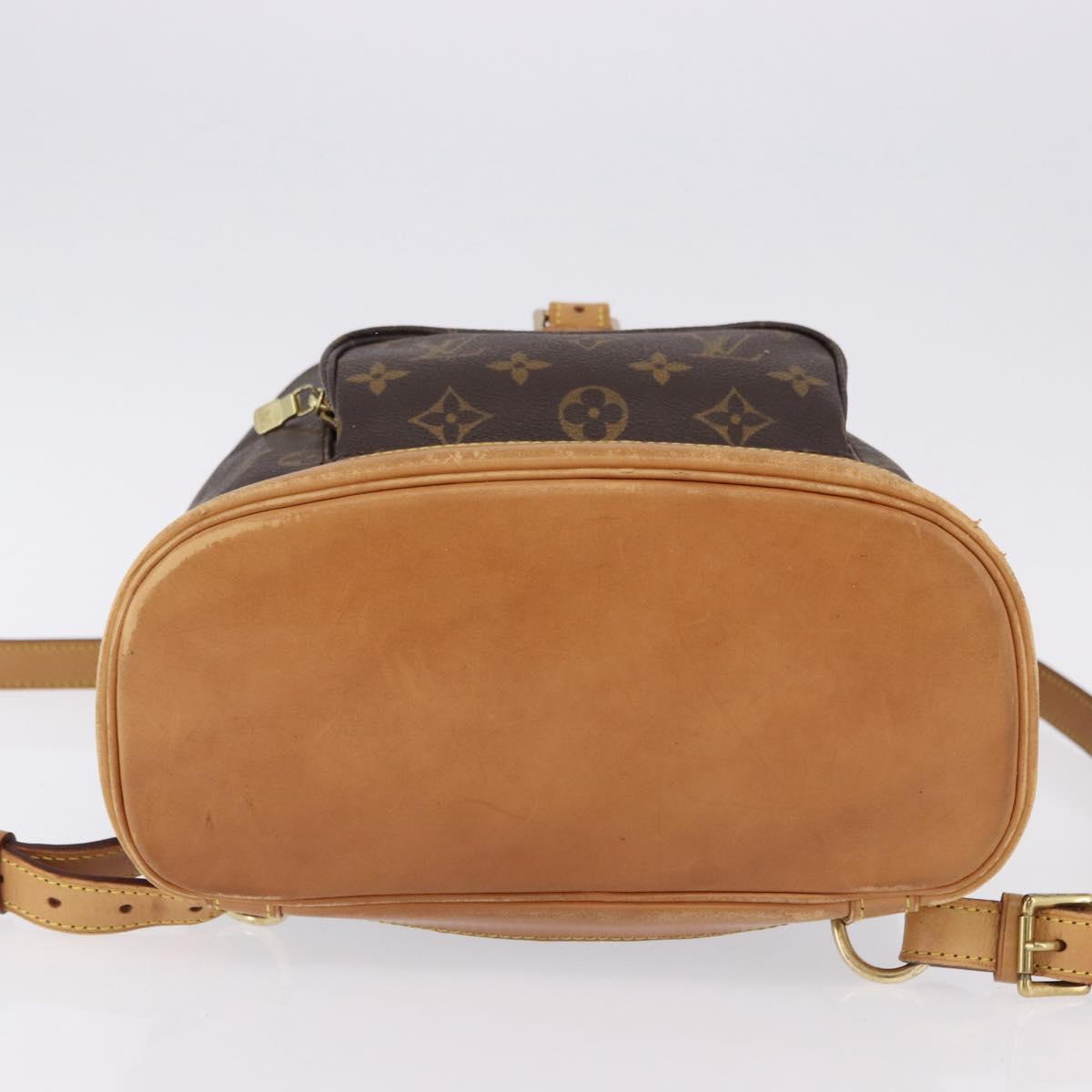 LOUIS VUITTON Monogram Montsouris MM Backpack M51136 LV Auth ka5260