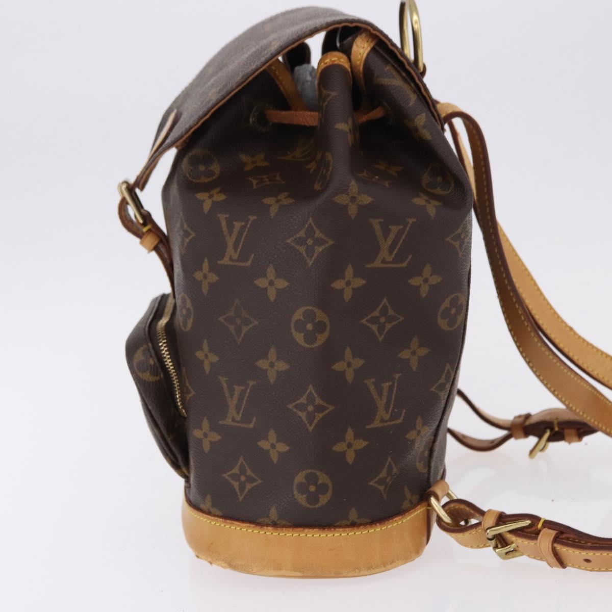 LOUIS VUITTON Monogram Montsouris MM Backpack M51136 LV Auth ka5260