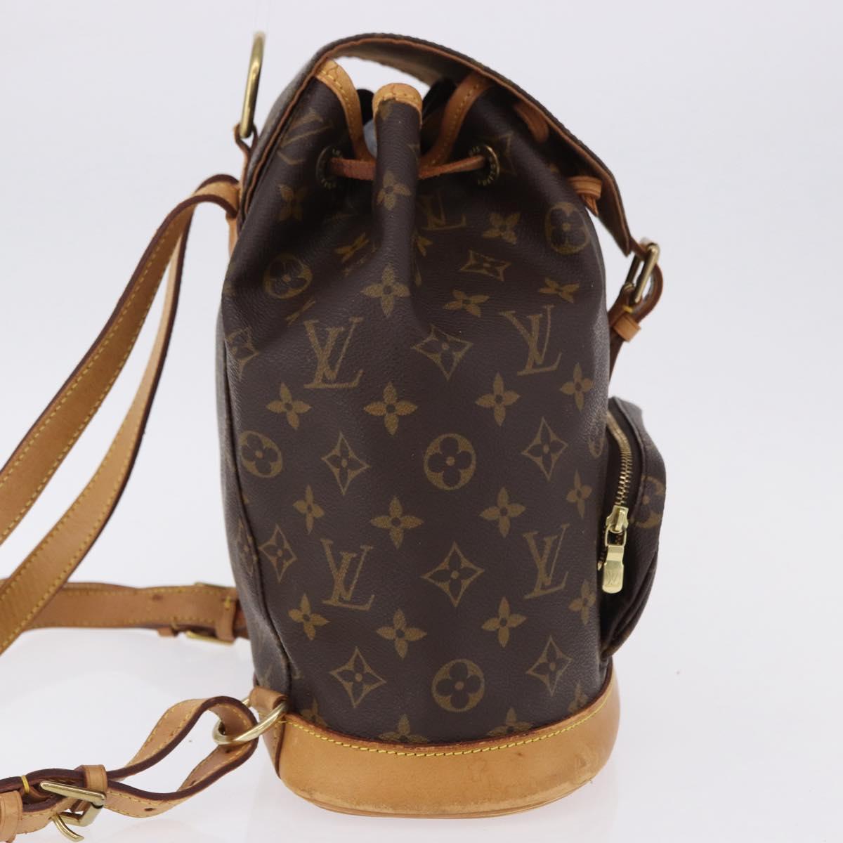 LOUIS VUITTON Monogram Montsouris MM Backpack M51136 LV Auth ka5260
