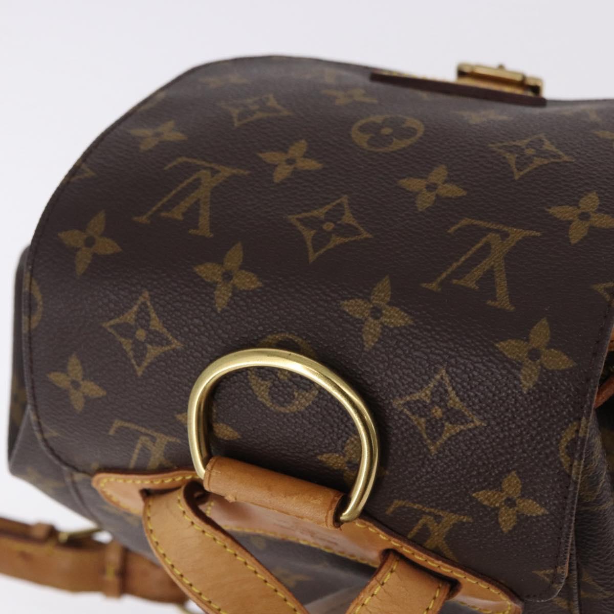 LOUIS VUITTON Monogram Montsouris MM Backpack M51136 LV Auth ka5260