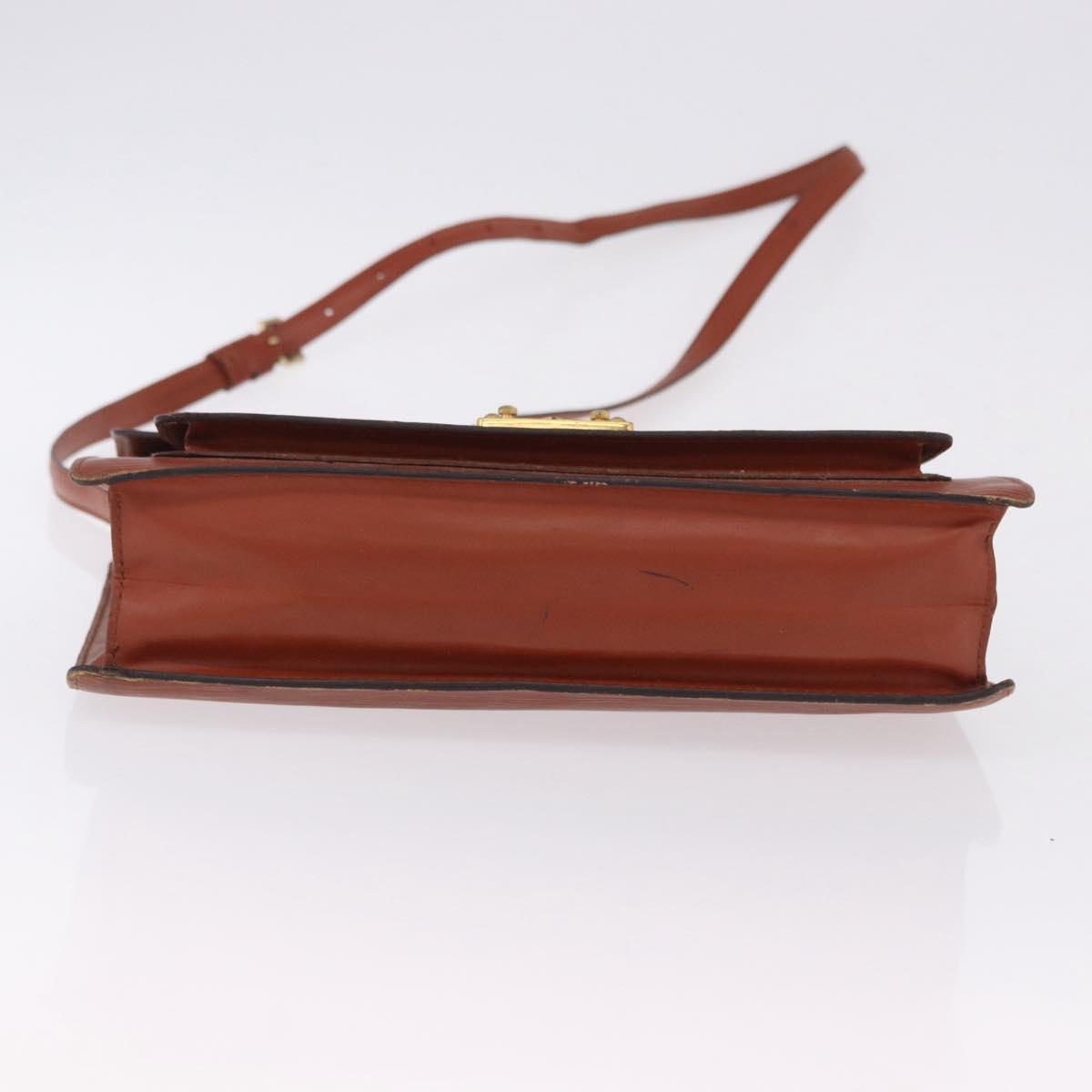 LOUIS VUITTON Epi Monceau 28 Hand Bag Brown M52123 LV Auth ka5261