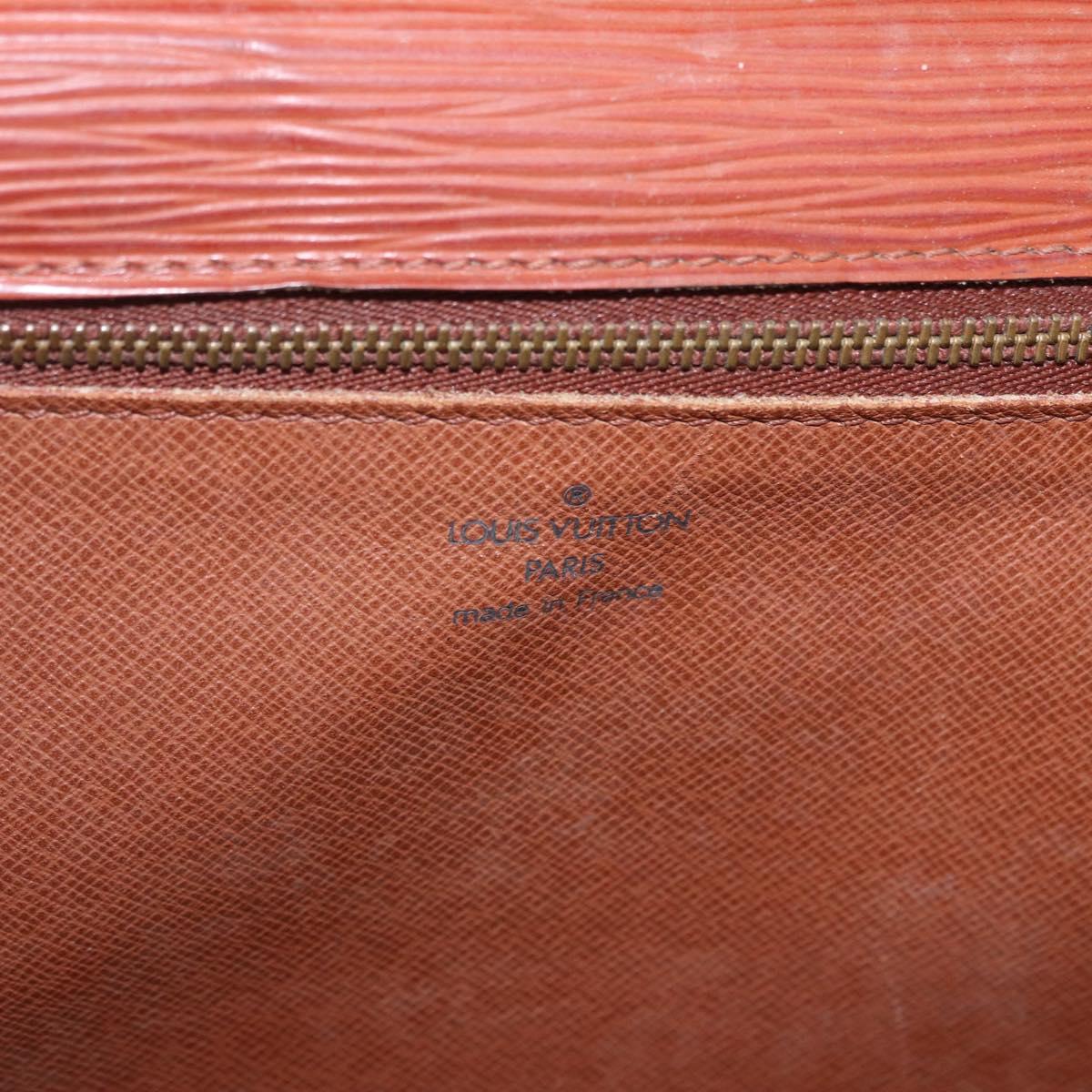 LOUIS VUITTON Epi Monceau 28 Hand Bag Brown M52123 LV Auth ka5261