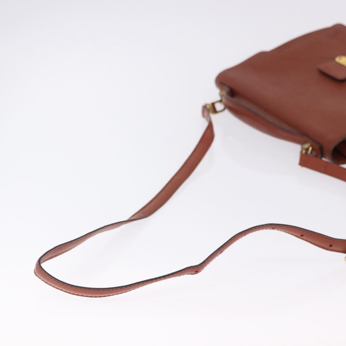 LOUIS VUITTON Epi Monceau 28 Hand Bag Brown M52123 LV Auth ka5261