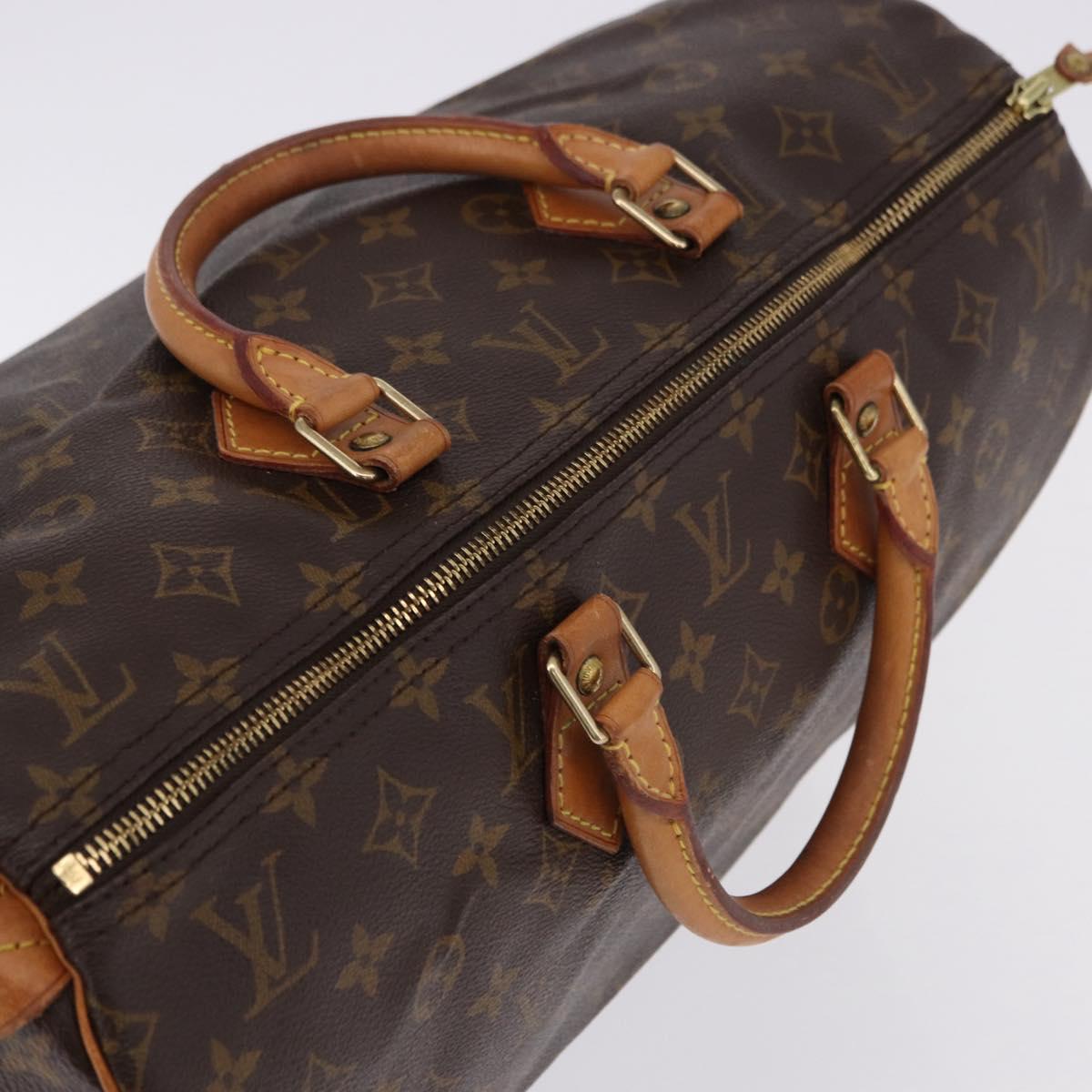 LOUIS VUITTON Monogram Speedy 40 Hand Bag M41522 LV Auth ka5274A