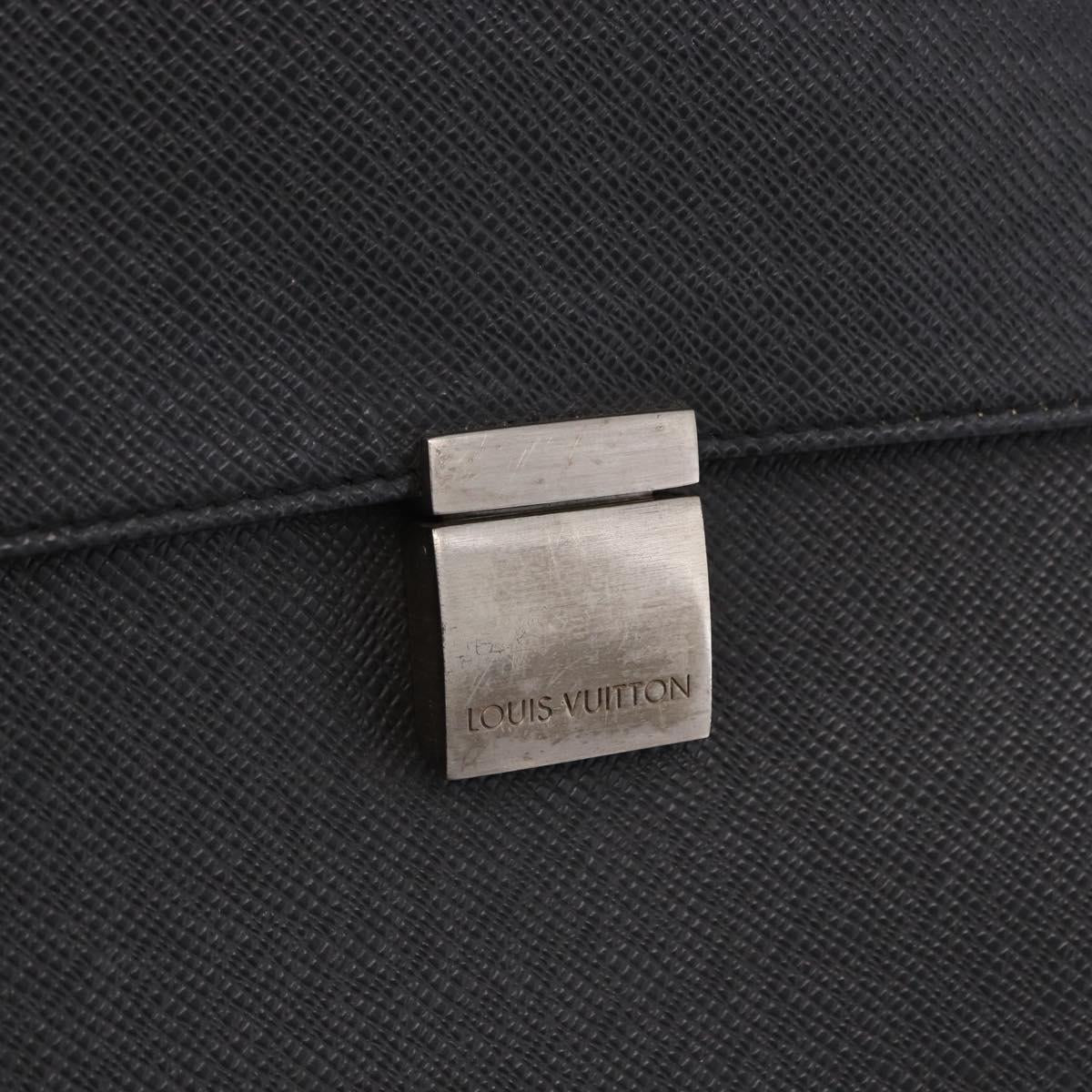 LOUIS VUITTON Taiga Serviette Kazan Business Bag Epicea M30804 LV Auth ka5277