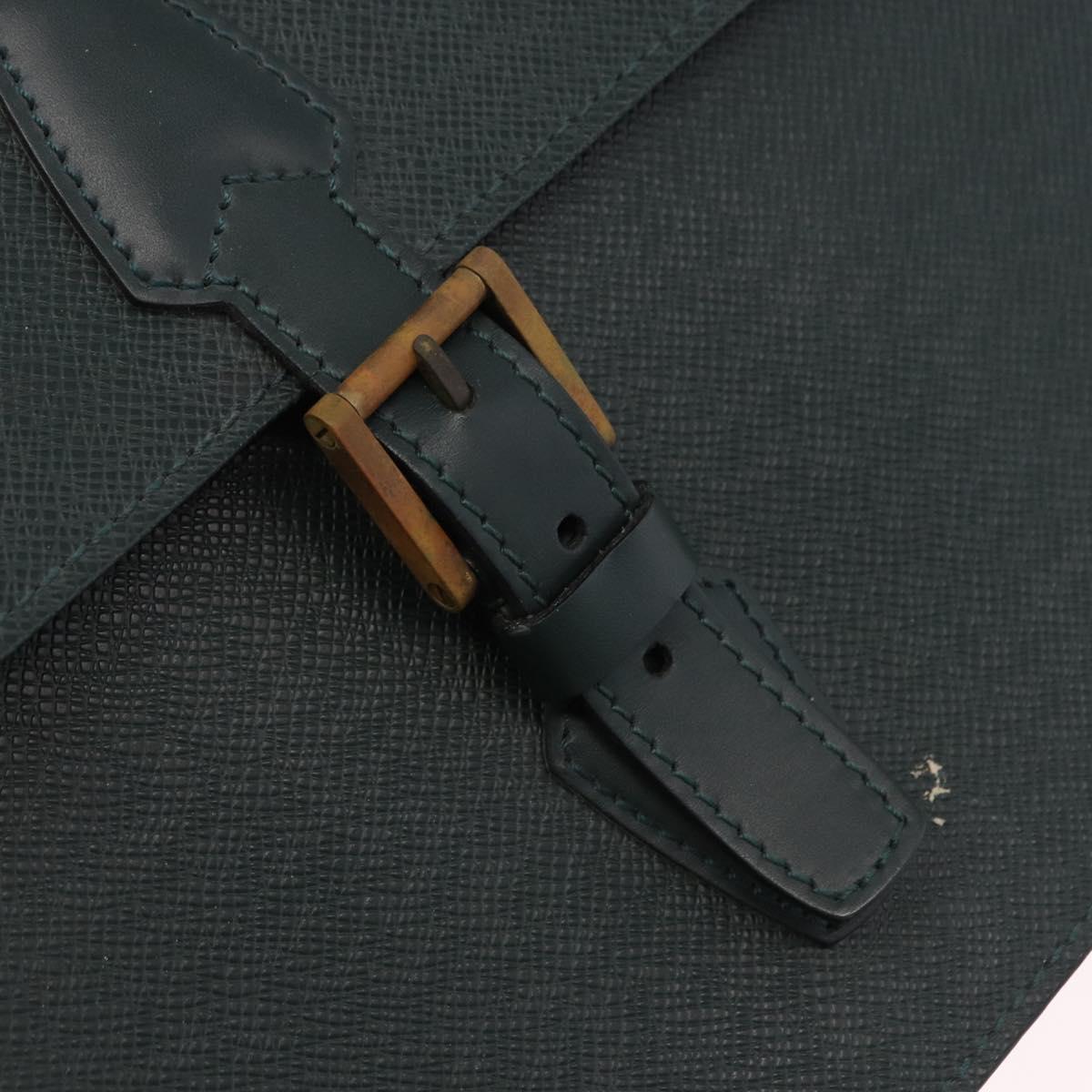 LOUIS VUITTON Taiga Tashkent Business Bag Epicea M30084 LV Auth ka5278
