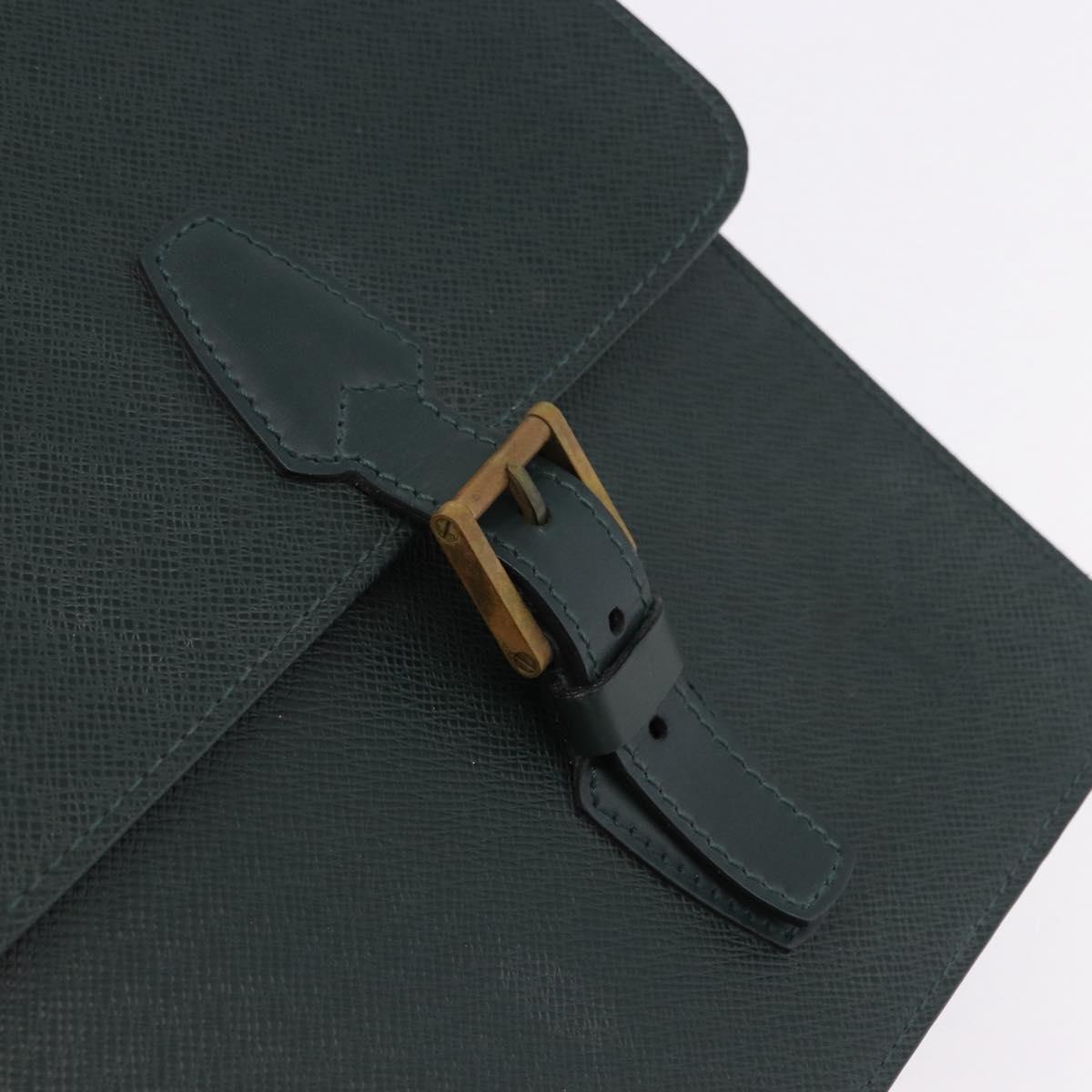 LOUIS VUITTON Taiga Tashkent Business Bag Epicea M30084 LV Auth ka5278