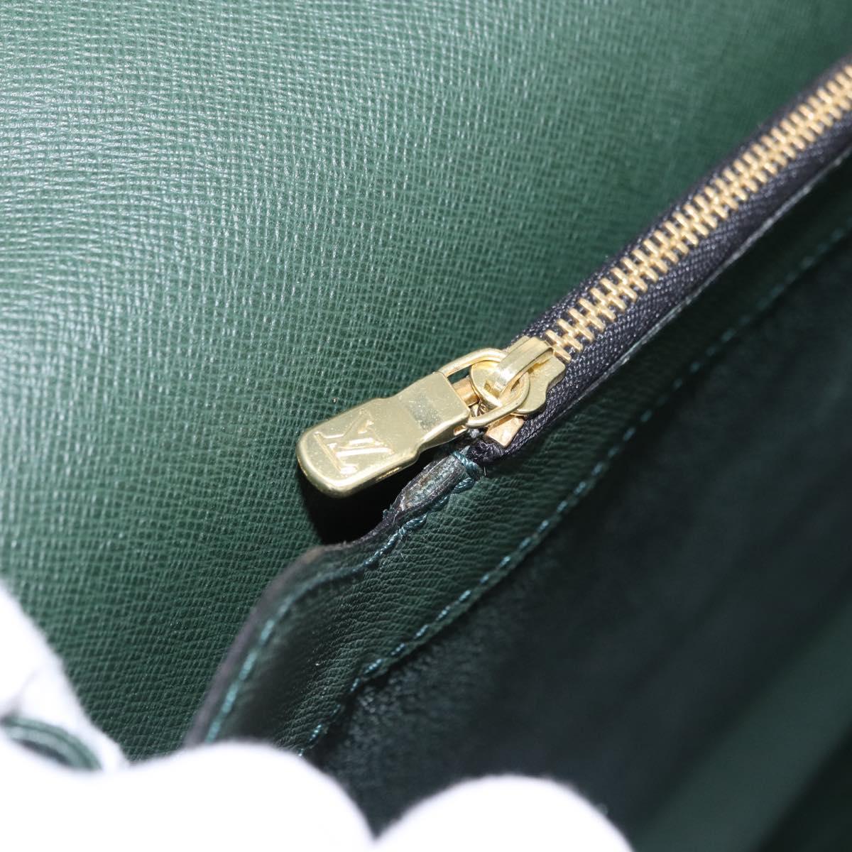 LOUIS VUITTON Taiga Tashkent Business Bag Epicea M30084 LV Auth ka5278