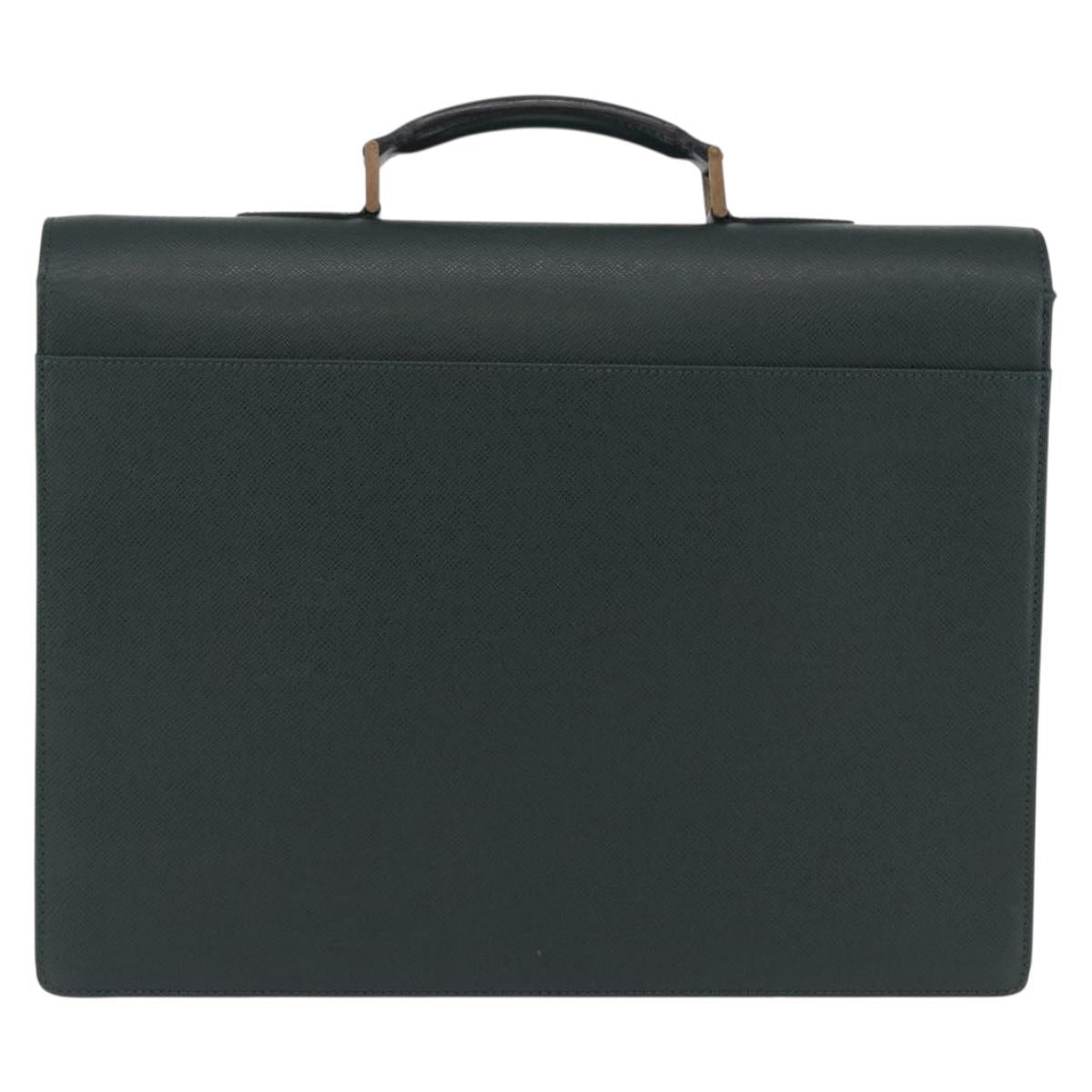 LOUIS VUITTON Taiga Tashkent Business Bag Epicea M30084 LV Auth ka5278