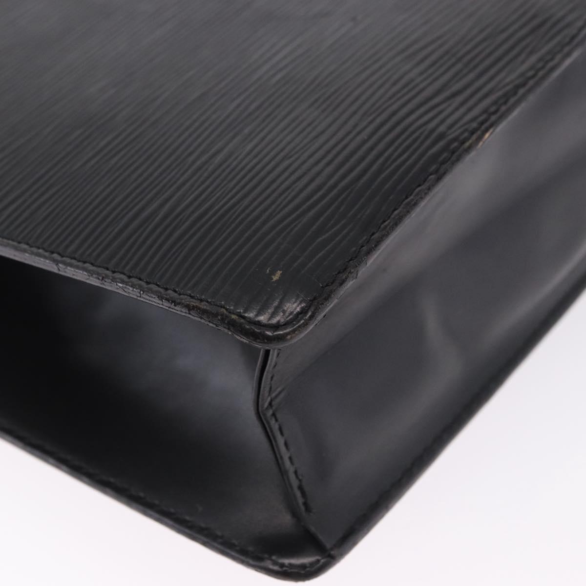 LOUIS VUITTON Epi Monceau 28 Hand Bag Black M52122 LV Auth ka5284