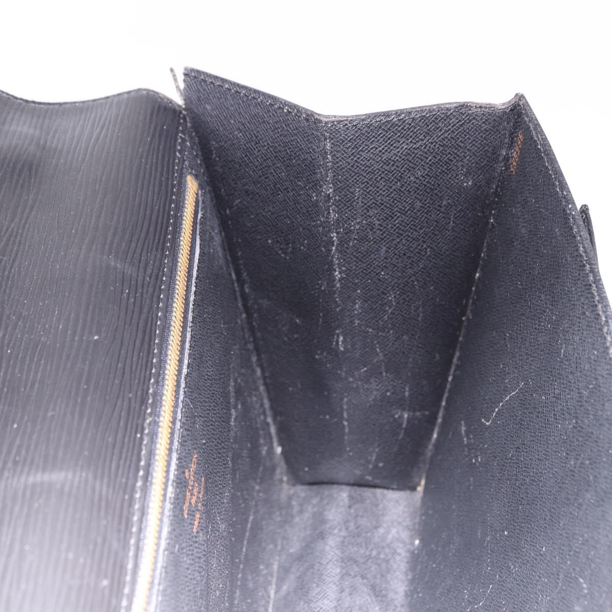 LOUIS VUITTON Epi Monceau 28 Hand Bag Black M52122 LV Auth ka5284