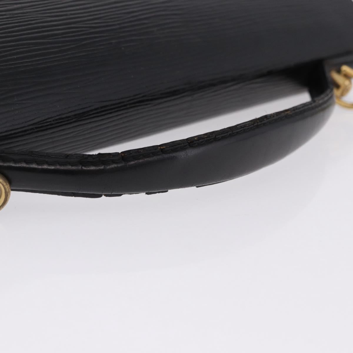 LOUIS VUITTON Epi Monceau 28 Hand Bag Black M52122 LV Auth ka5284