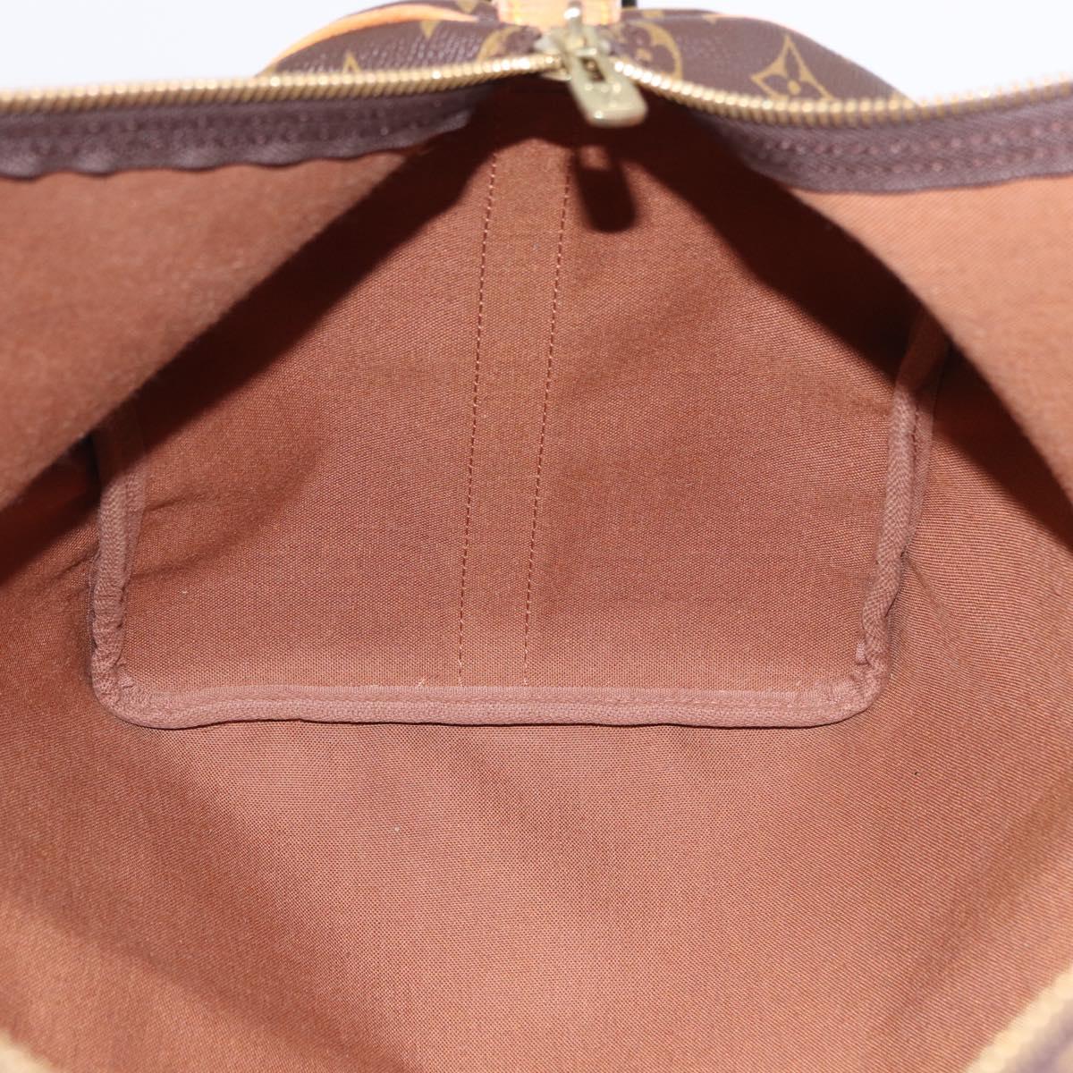 LOUIS VUITTON Monogram Keepall Bandouliere 50 Boston Bag M41416 LV Auth ka5299
