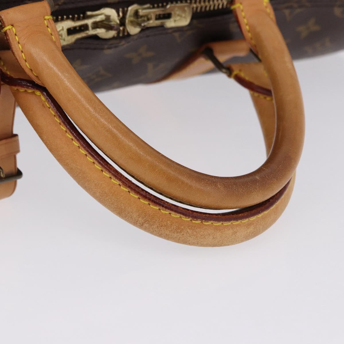 LOUIS VUITTON Monogram Keepall Bandouliere 50 Boston Bag M41416 LV Auth ka5299